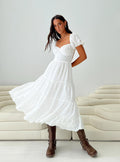 Danny Midi Dress White
