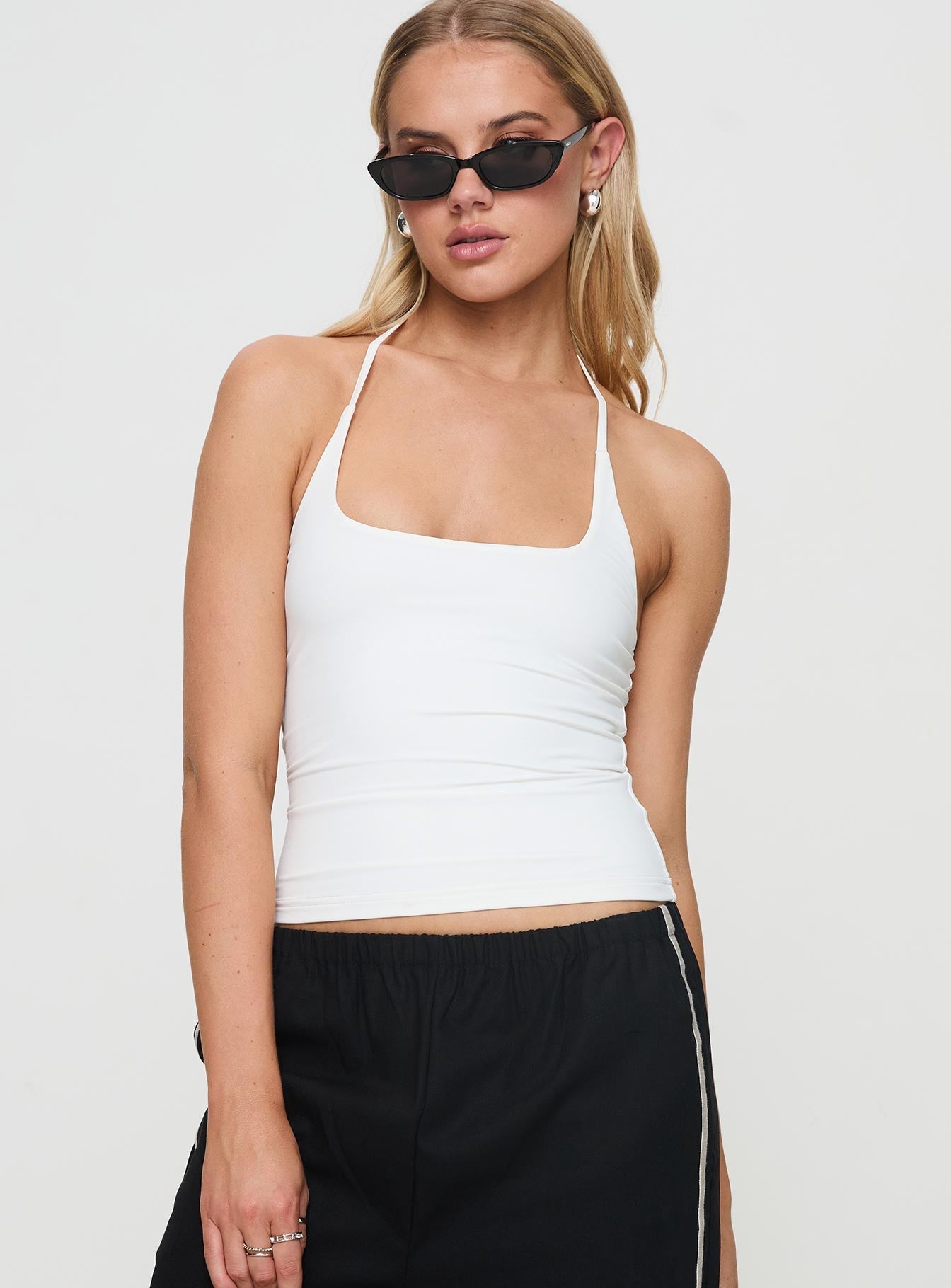 Ezekiel Nylon Top White
