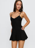 Dorothee Flowy Playsuit Black