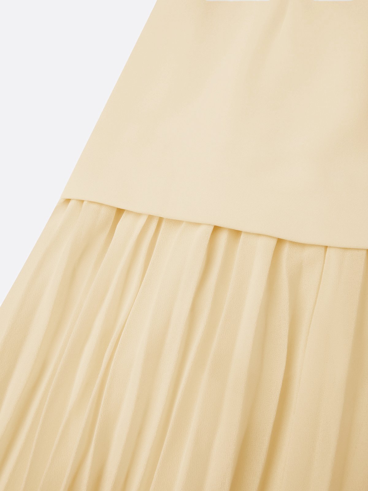 Women's Sleeveless Maxi Dress with Flowing Pleats ¨C Elegant Bridesmaid Gown