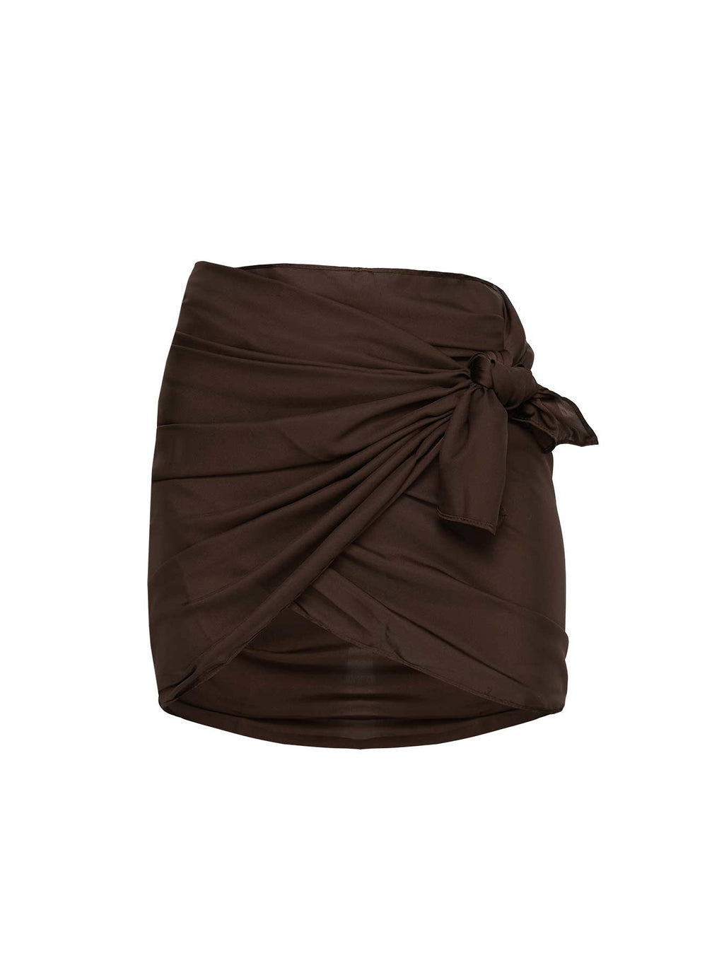 Erinna Sarong Brown    Satin sarong