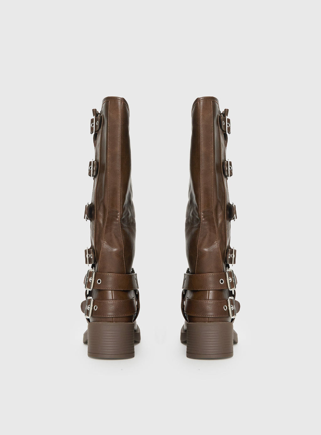 Buckle Down Boots Brown
