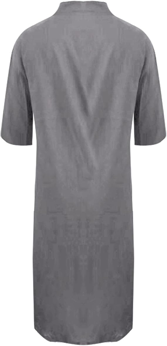 Women's Oversized Long Shirt Dress ¨C Casual Button-Up Dress With Pockets