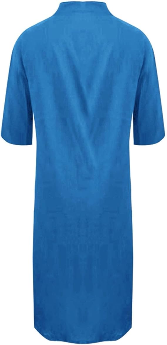 Women's Oversized Long Shirt Dress ¨C Casual Button-Up Dress With Pockets