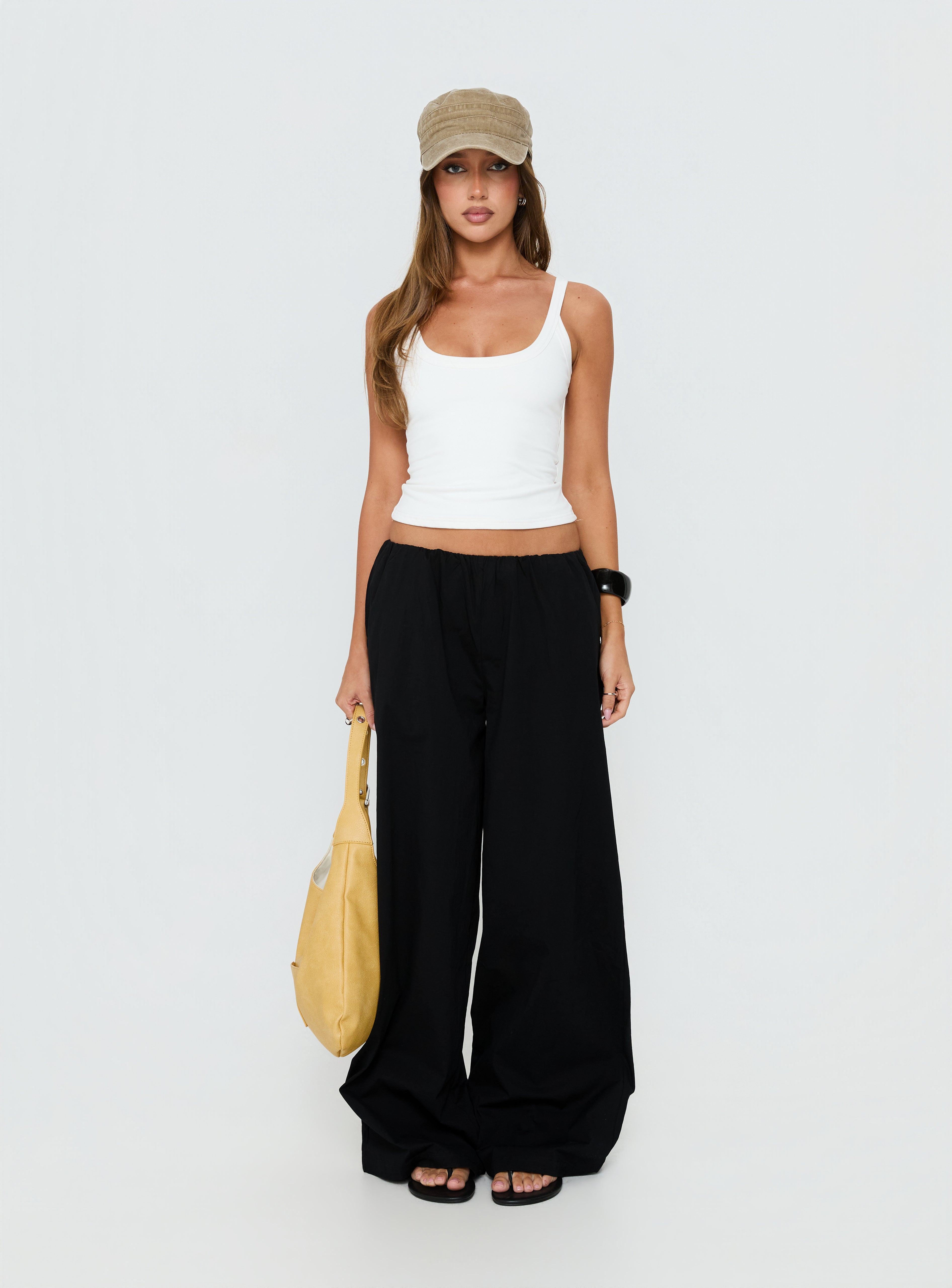 Lunea Concealed Waistband Pants Black