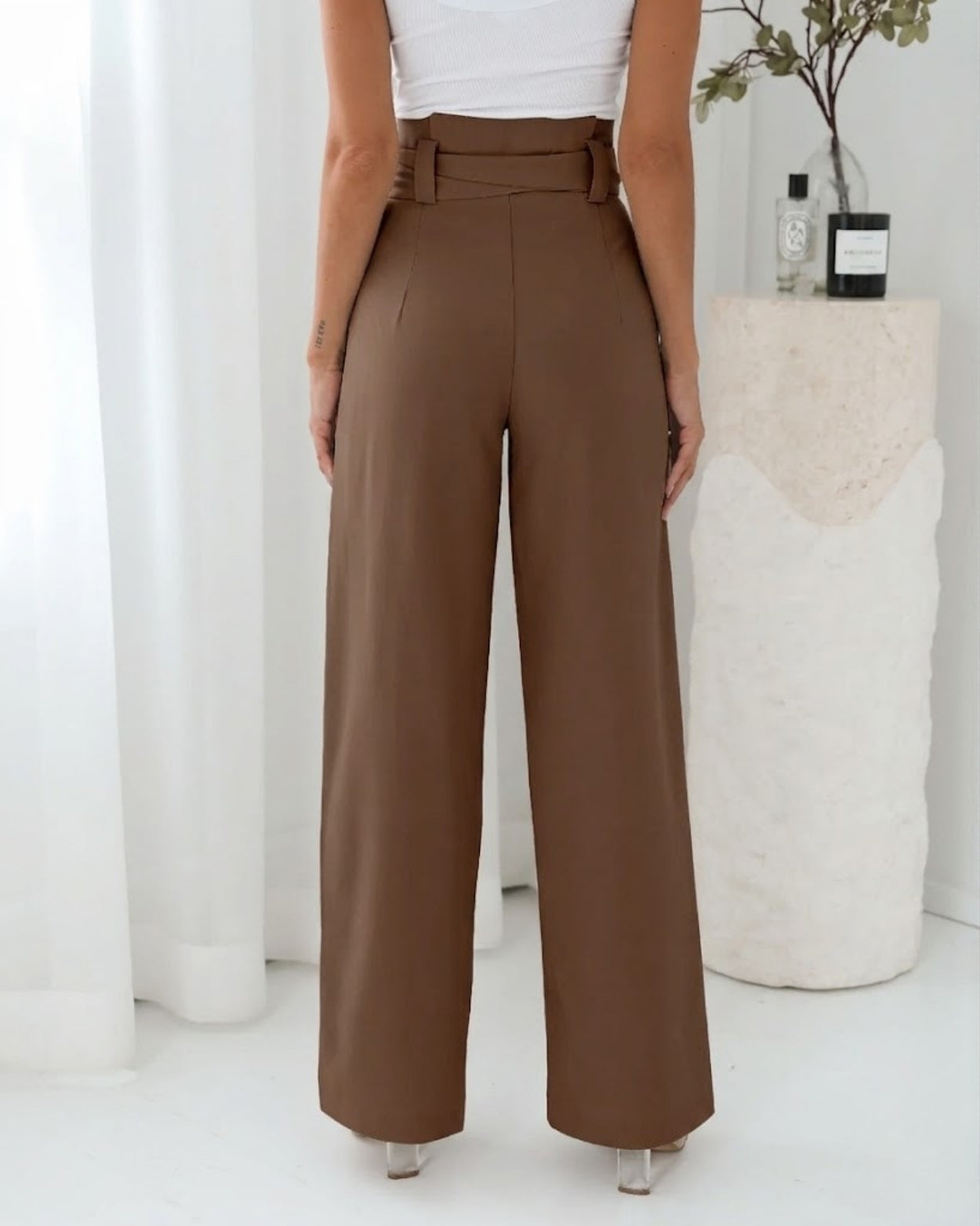 Alma Pants - Ashbrown