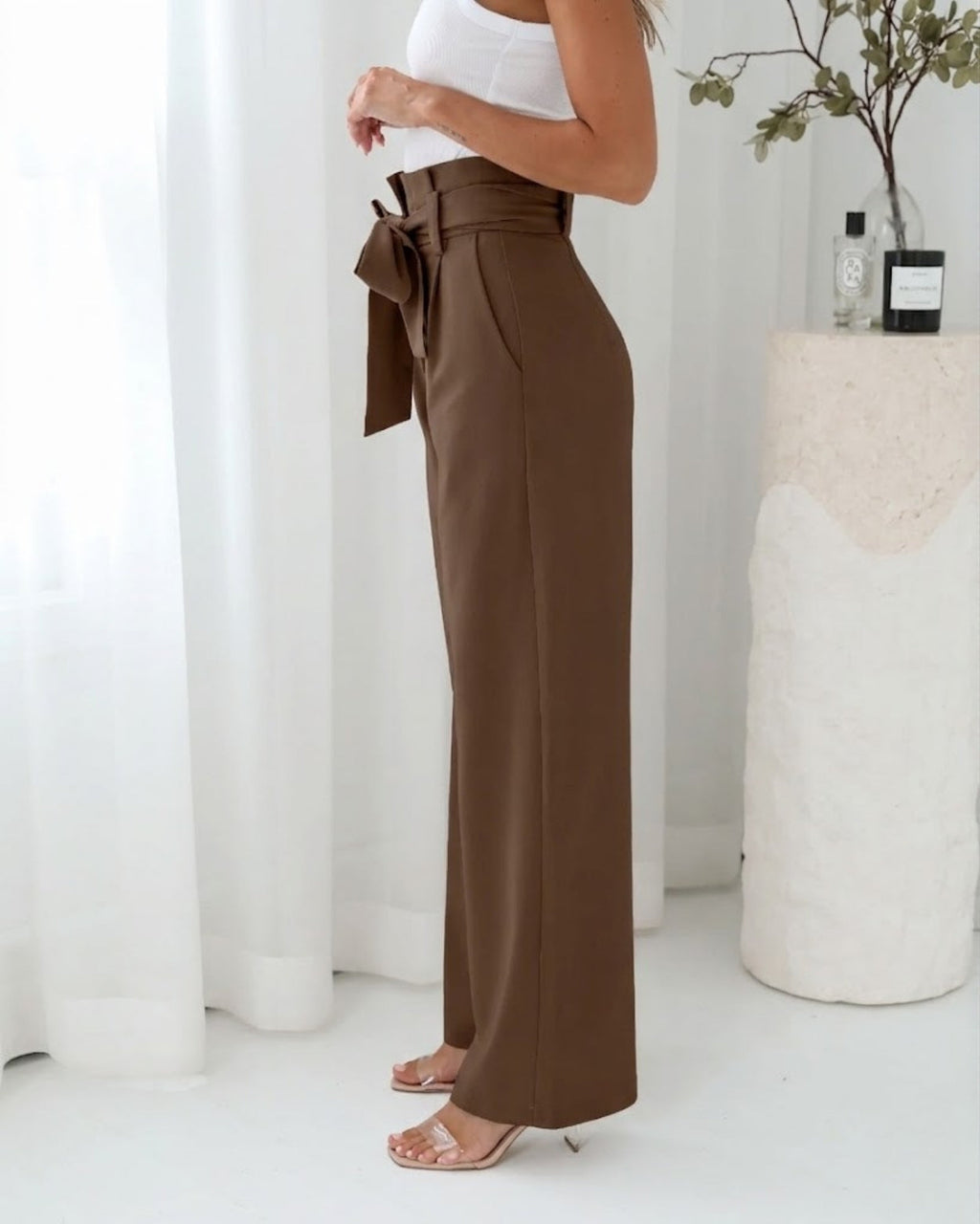 Alma Pants - Ashbrown