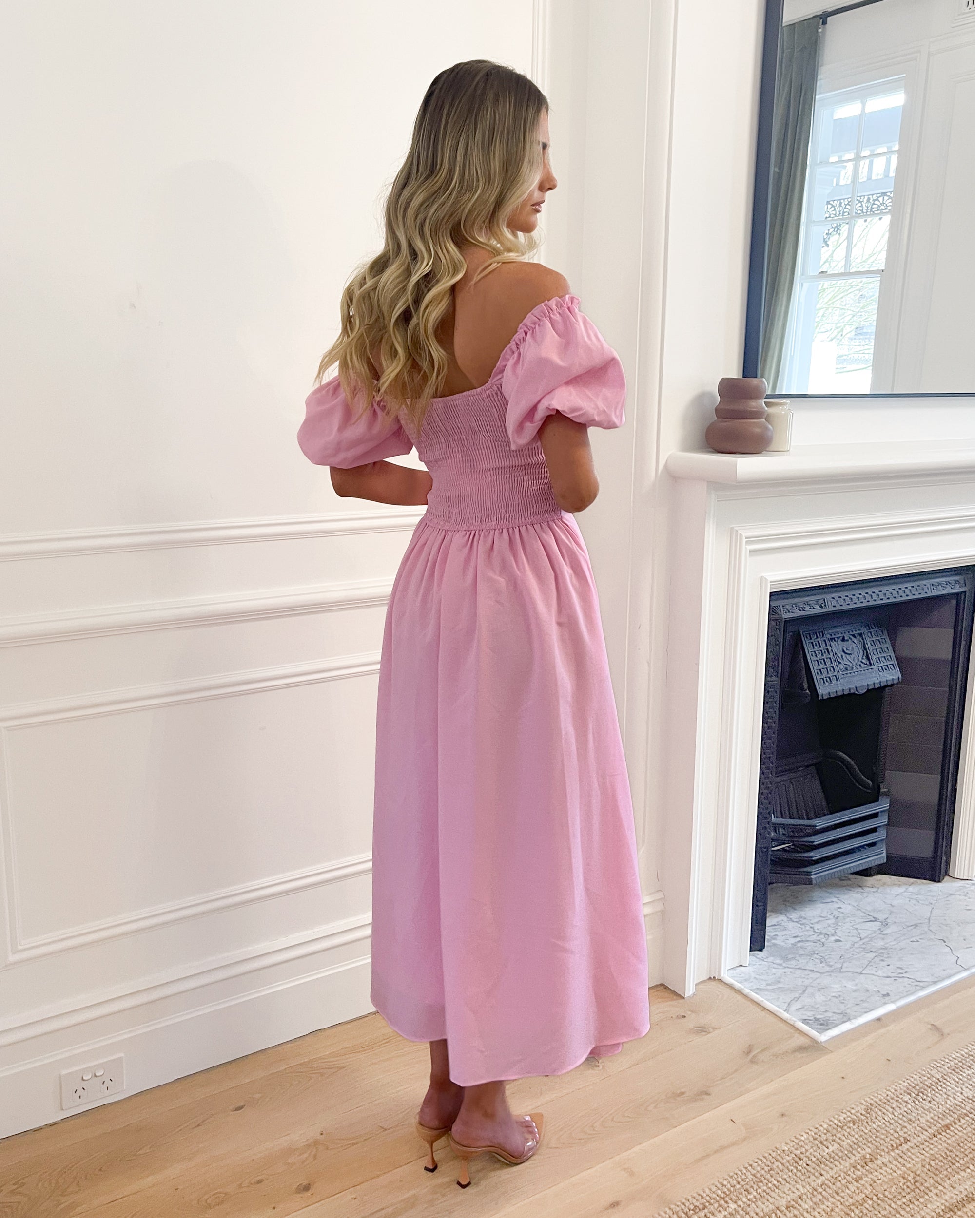 Anvika Dress - Powder Pink