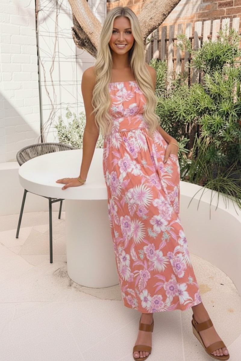 Astraea Dress - Pink Floral