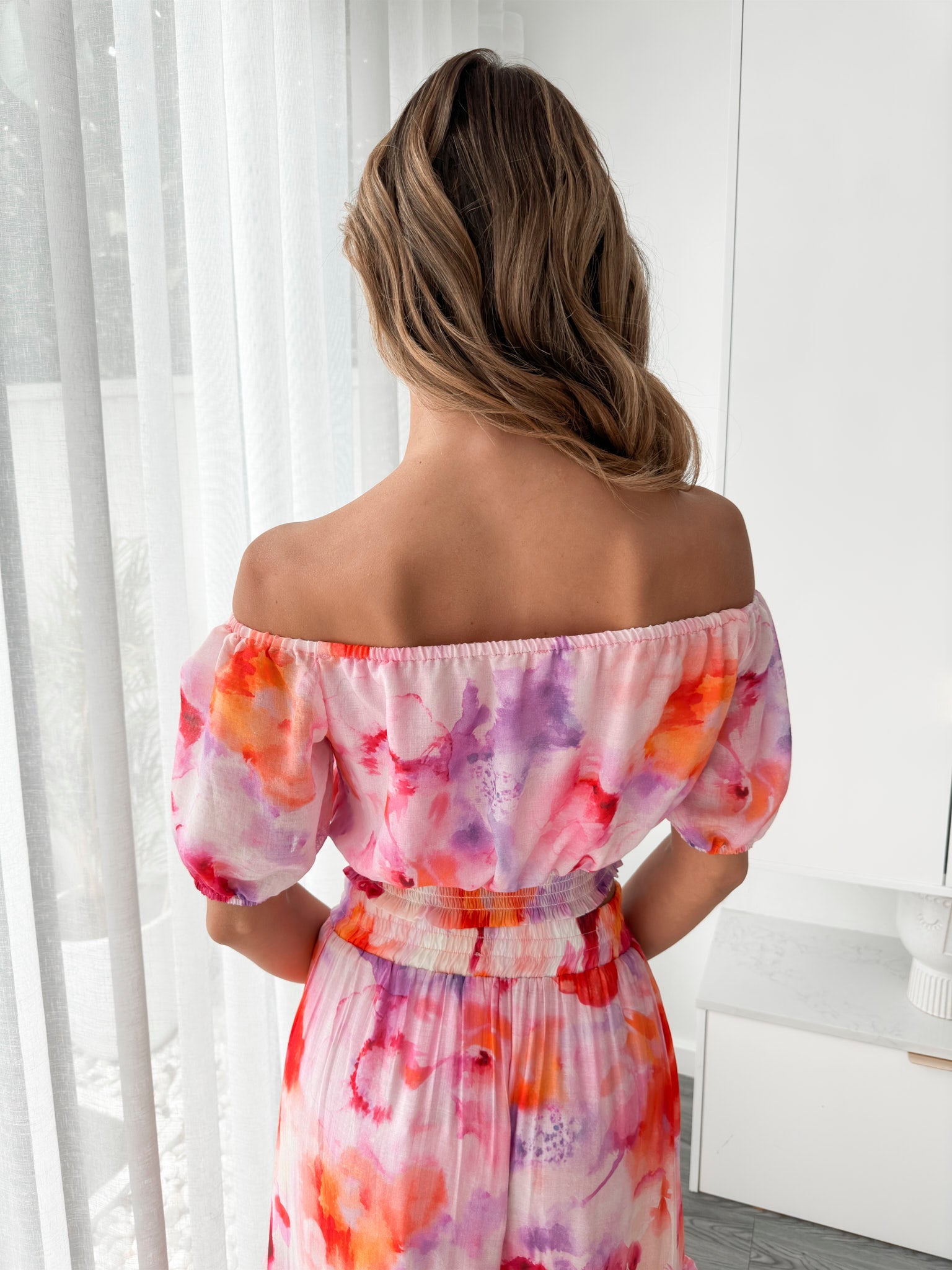 Avelisse Top - Pink Print
