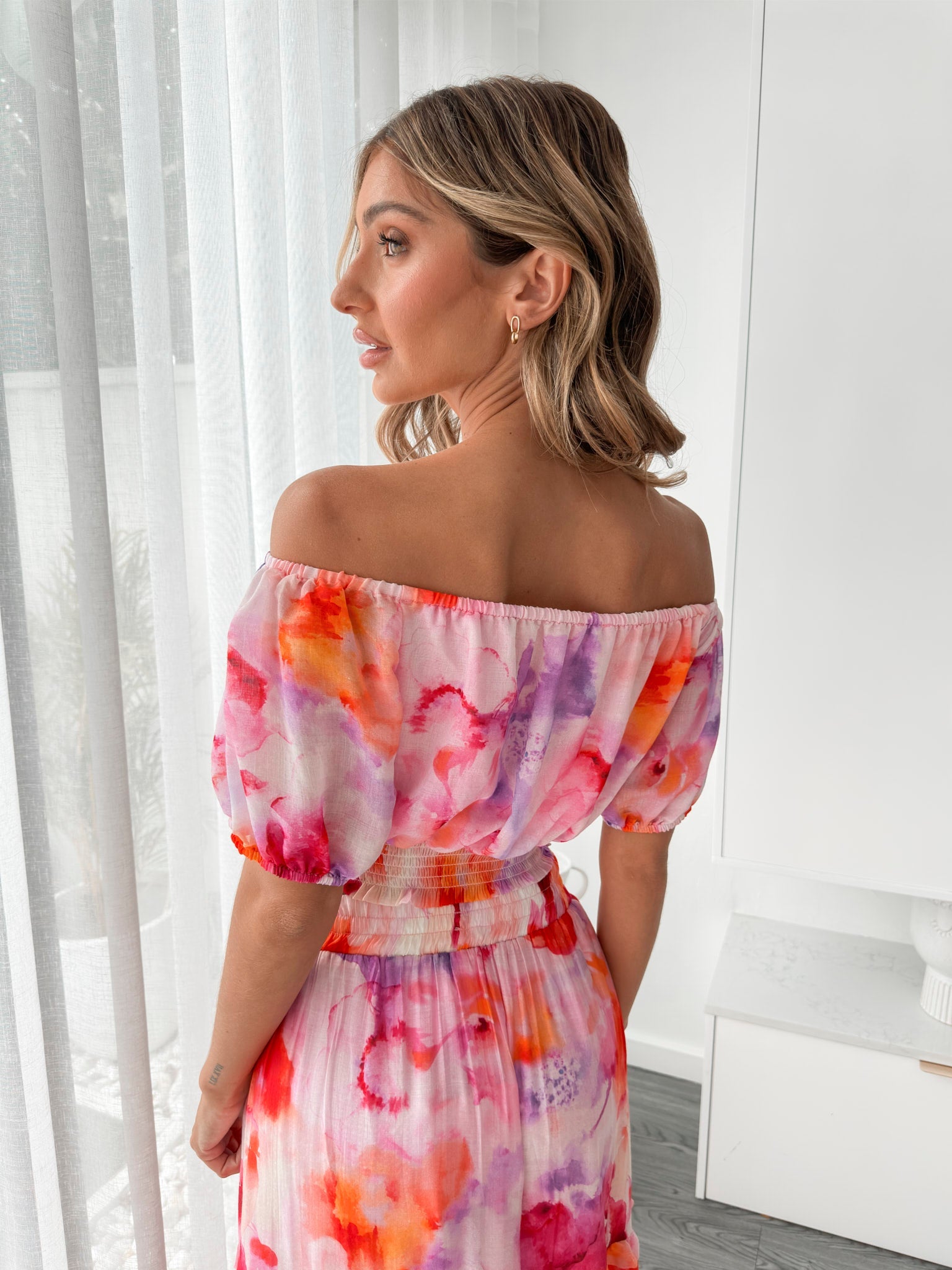 Avelisse Top - Pink Print