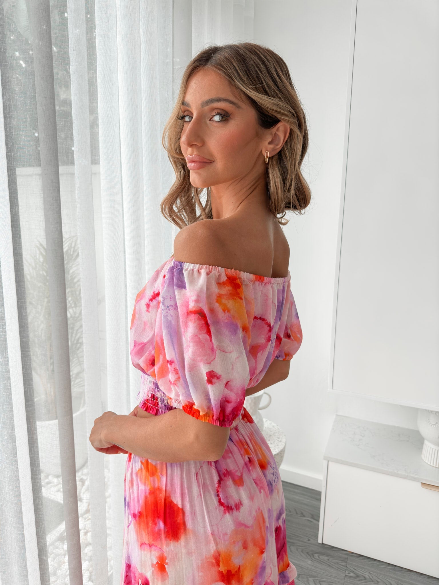 Avelisse Top - Pink Print