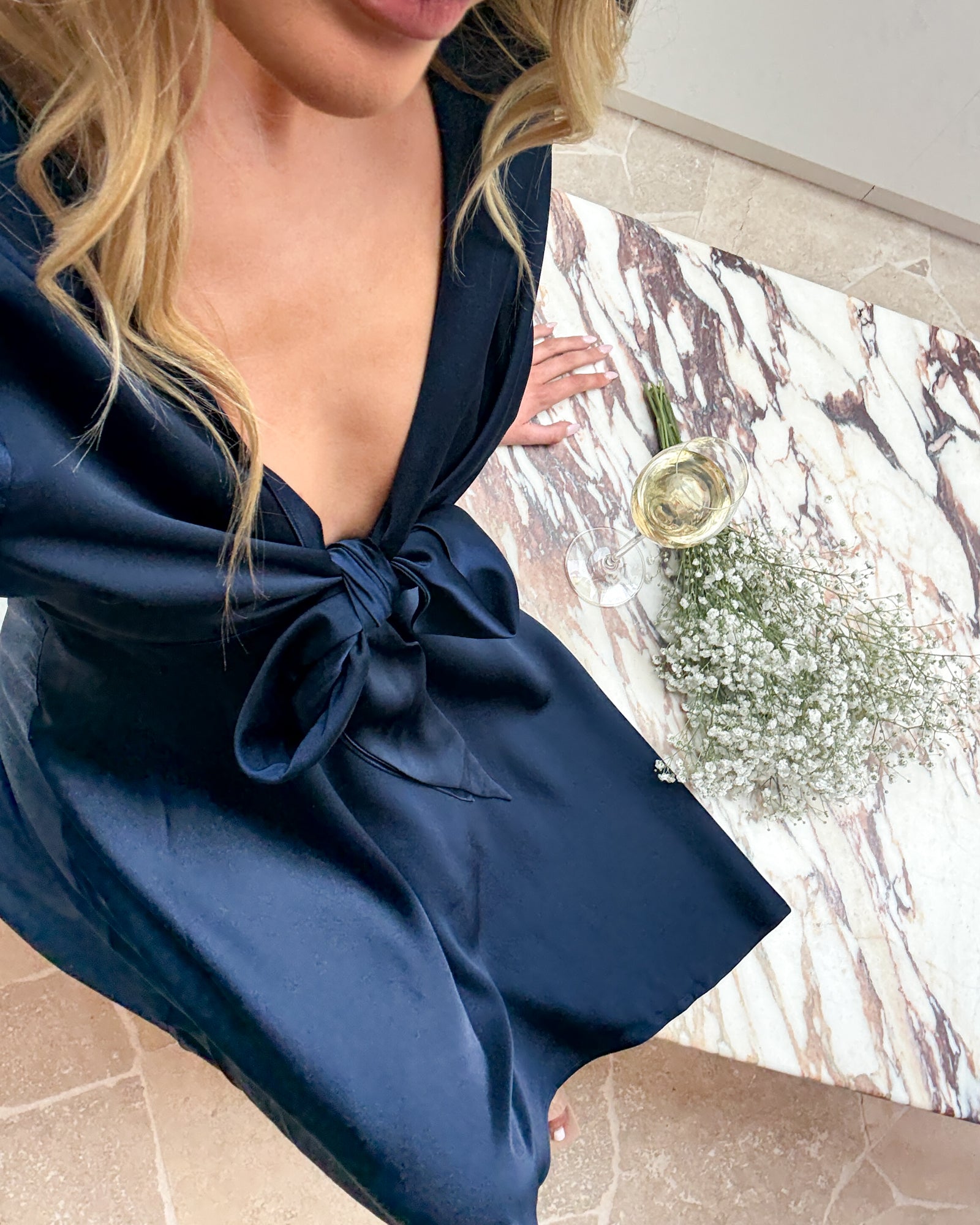 Bryleigh Dress - Navy