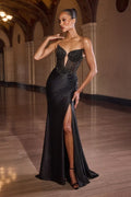 Robyn Gown - Strapless Dress With Corset Bodice