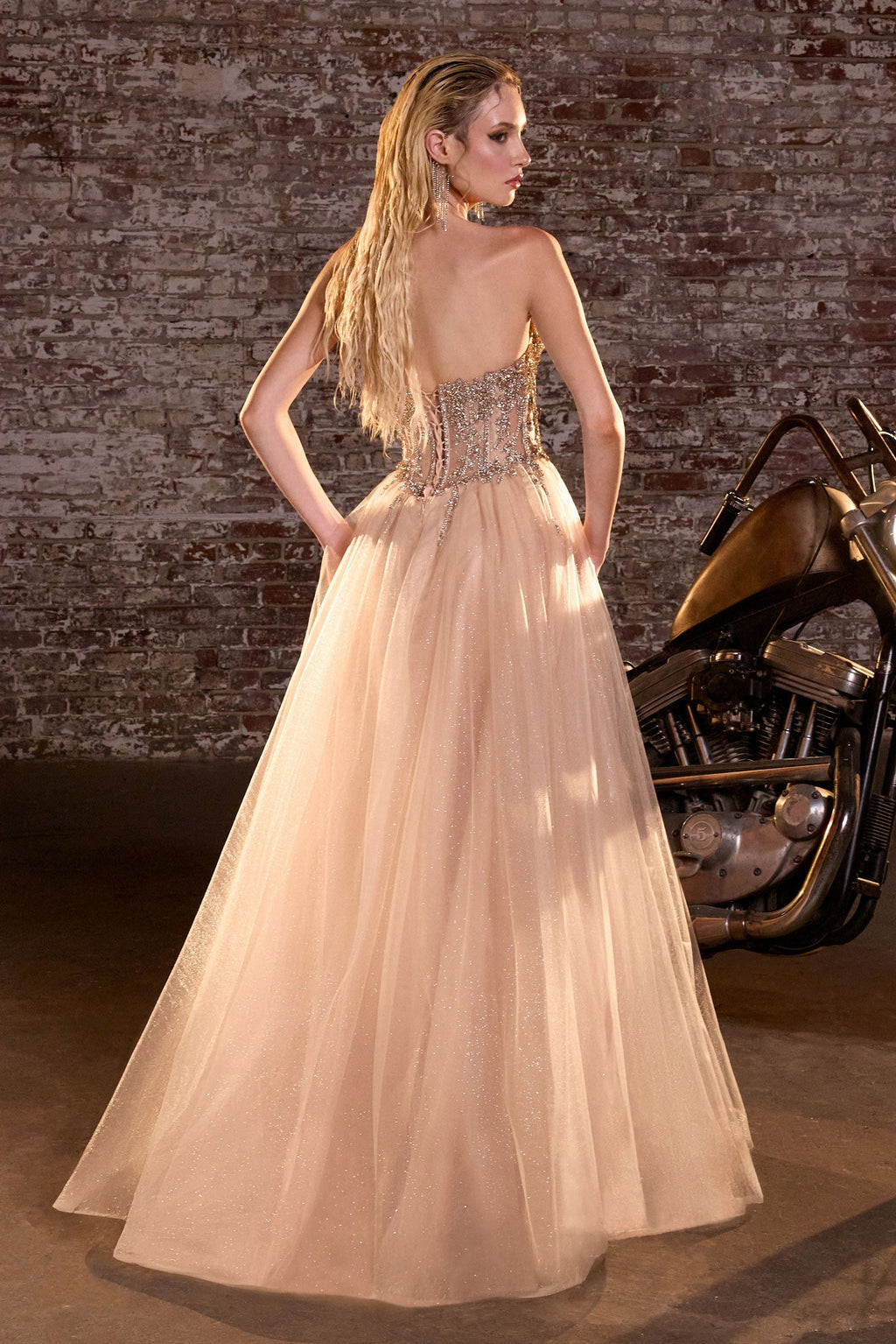 Jolia Gown - A-Line Corset Tulle Dress