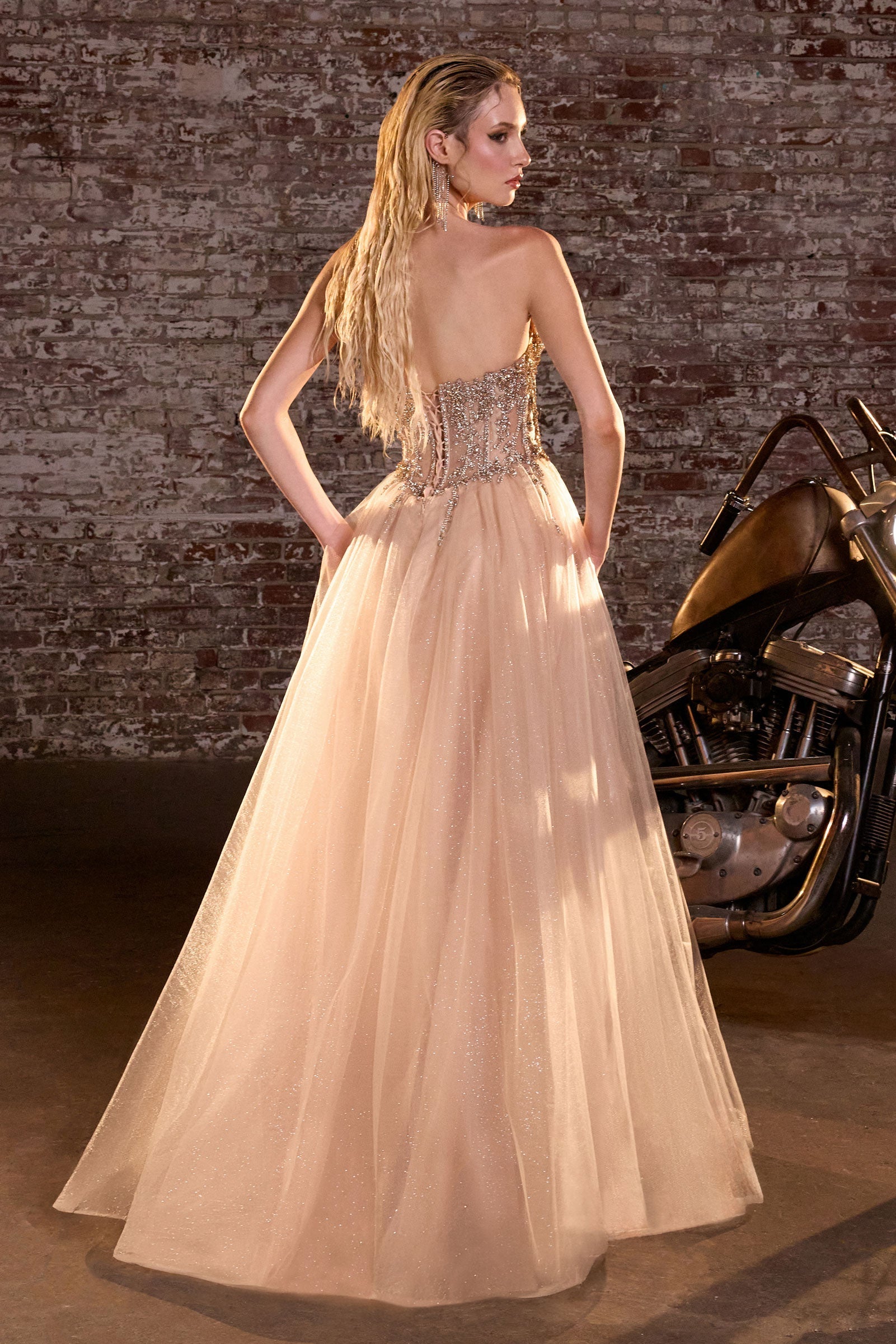 Jolia Gown - A-Line Corset Tulle Dress