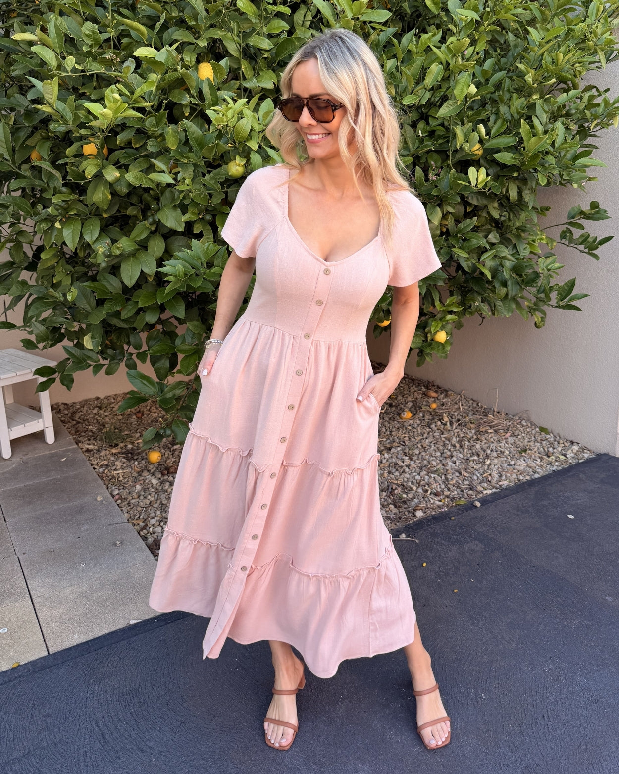 Celie Dress - Pink
