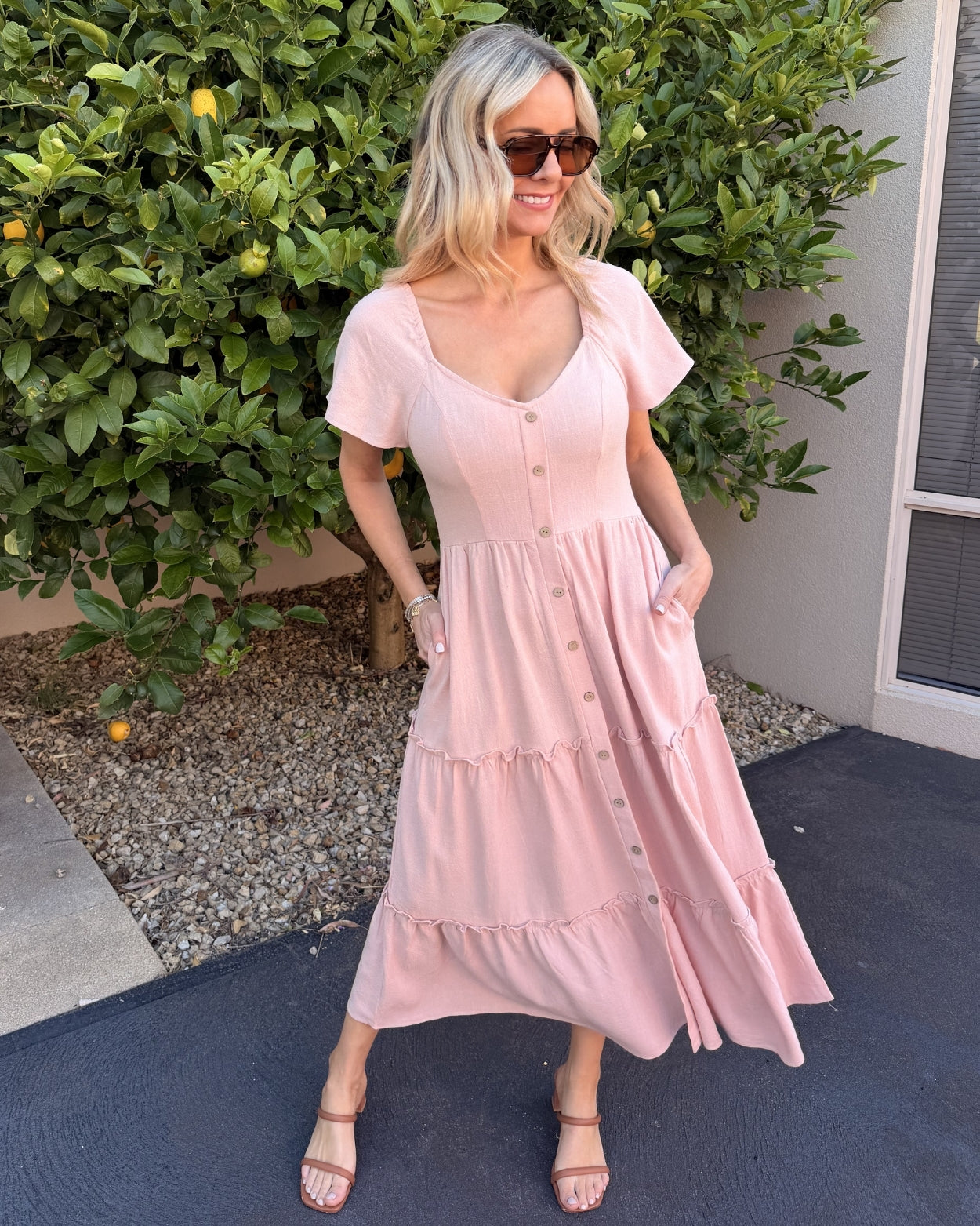 Celie Dress - Pink