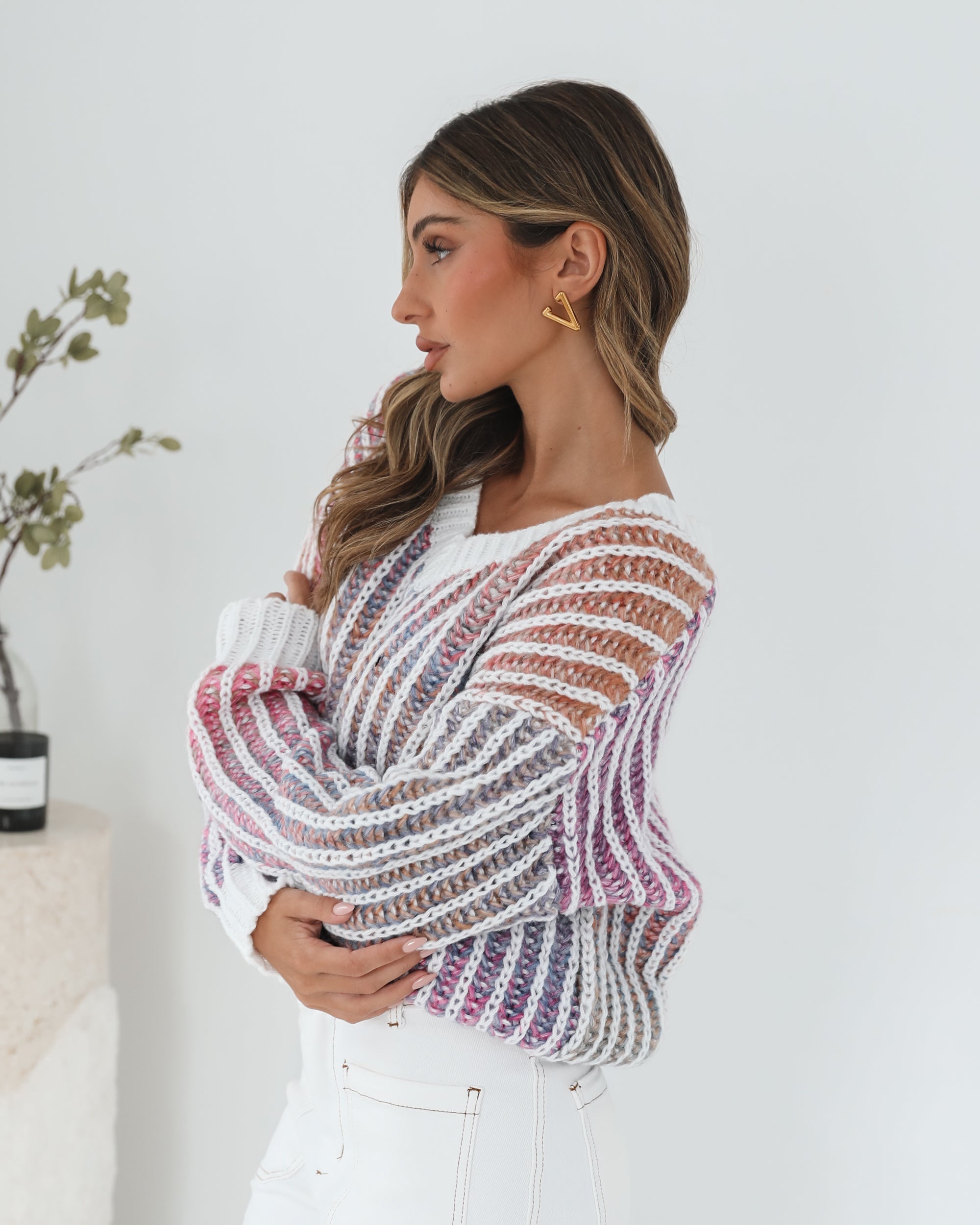 Daleena Knit - Pink Multi