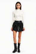 Women Balloon Mini Skirt