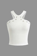 Women Tank Top With Cut-Outs