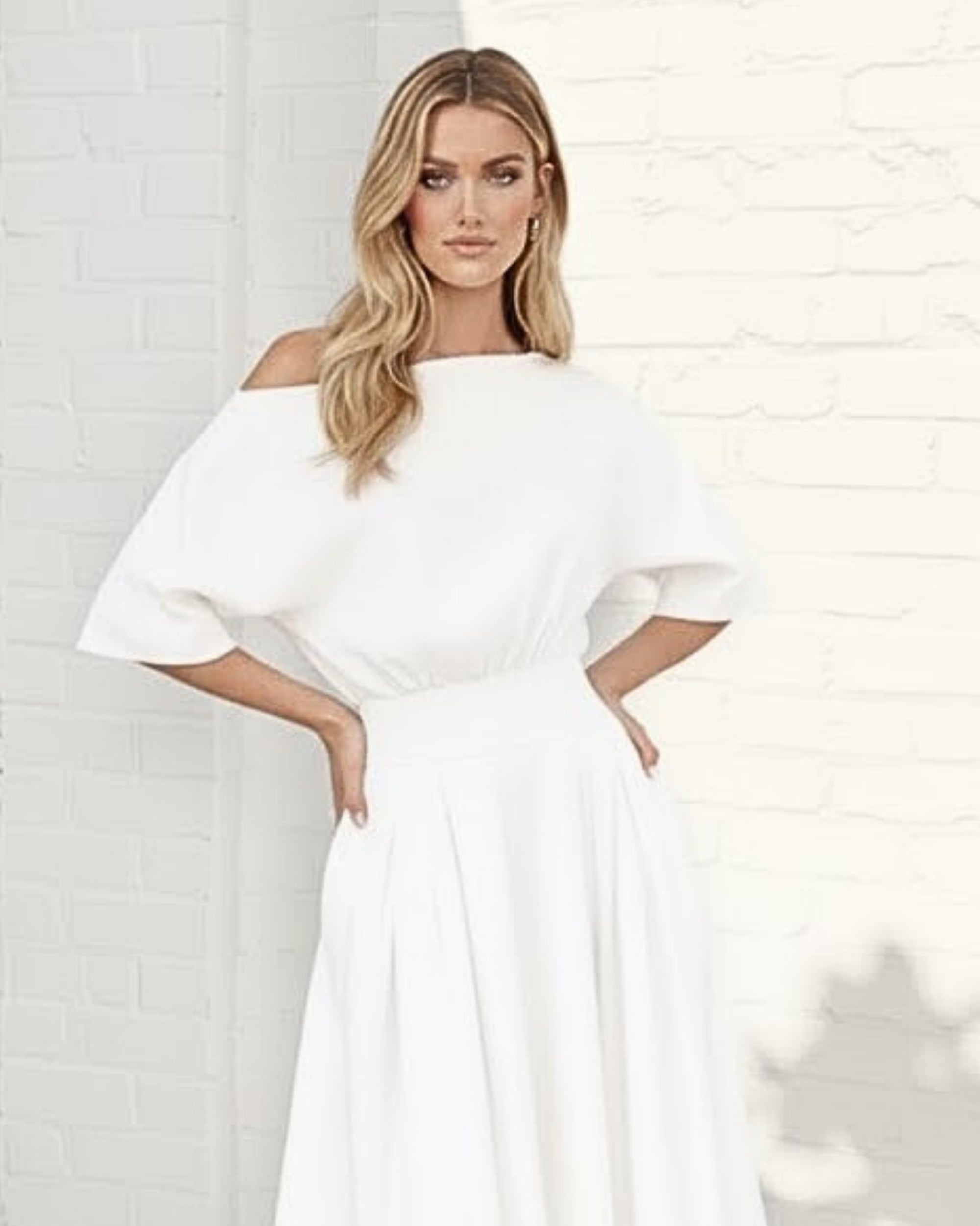 Emmanuelle Dress - White