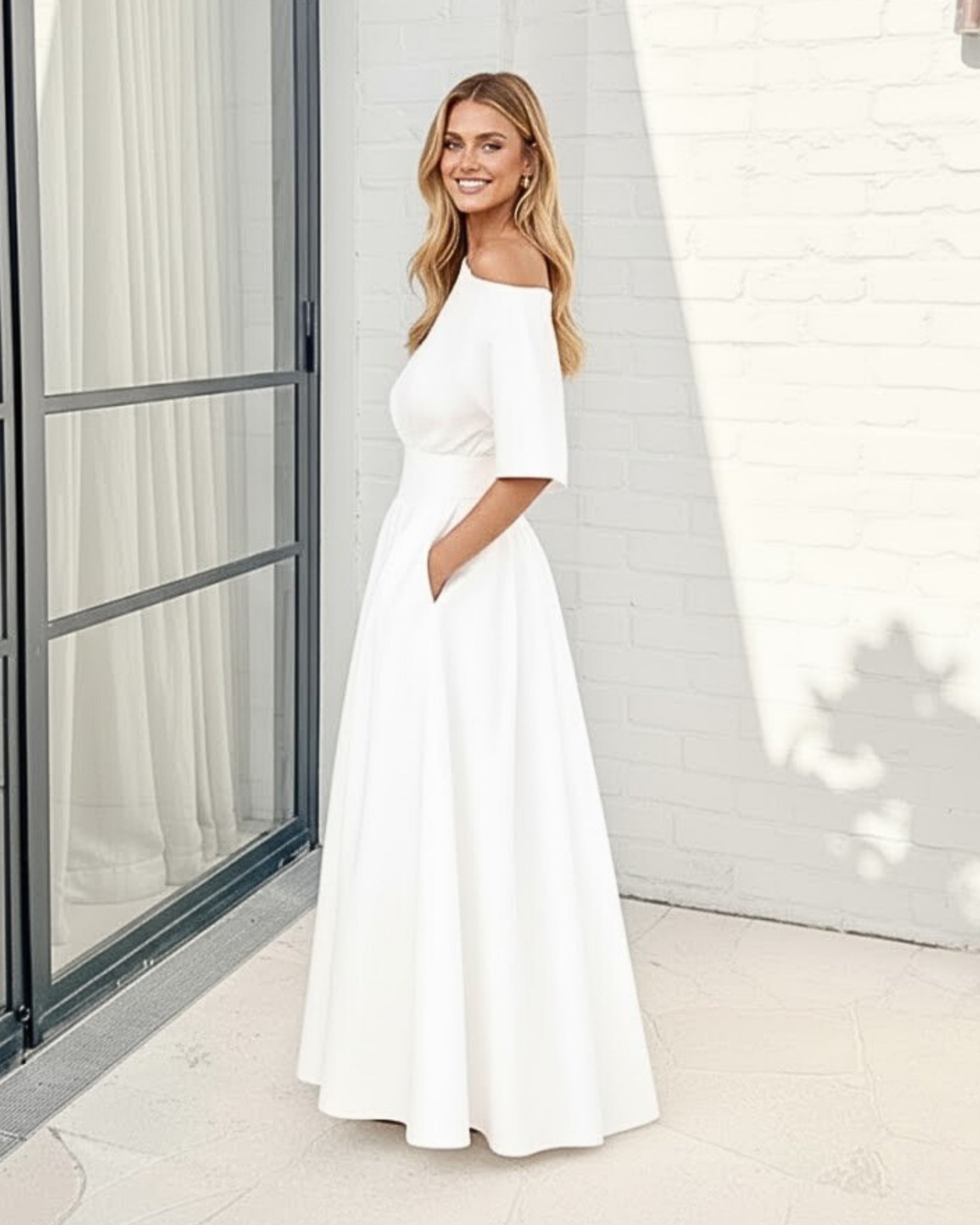 Emmanuelle Dress - White
