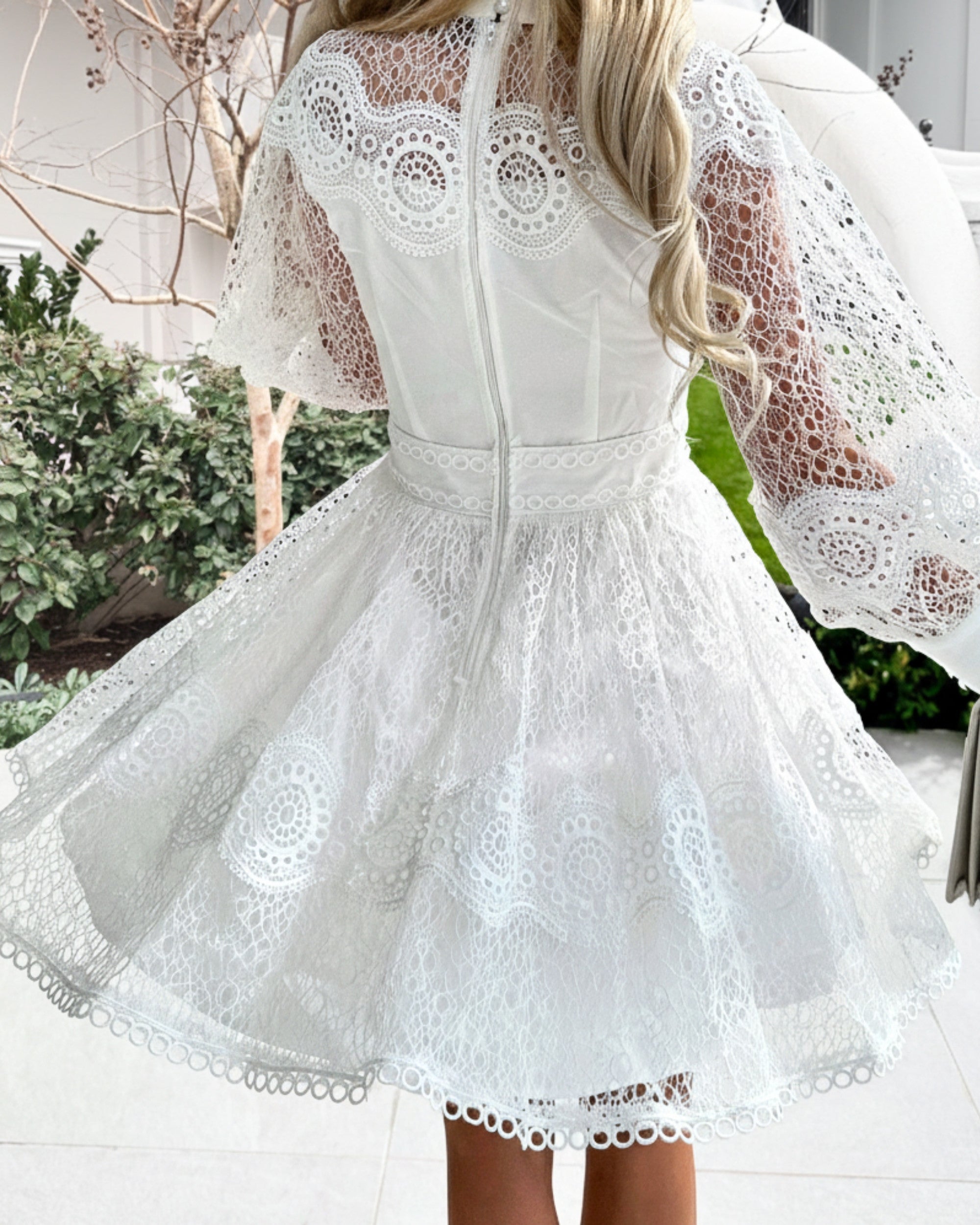 Eryndis Dress - White