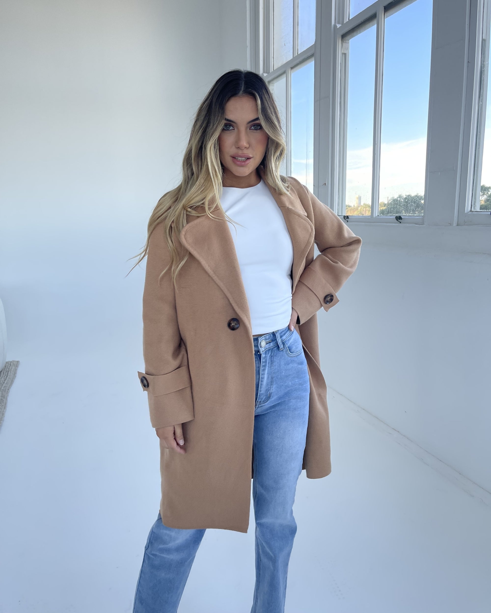 Fireplace Coat - Camel