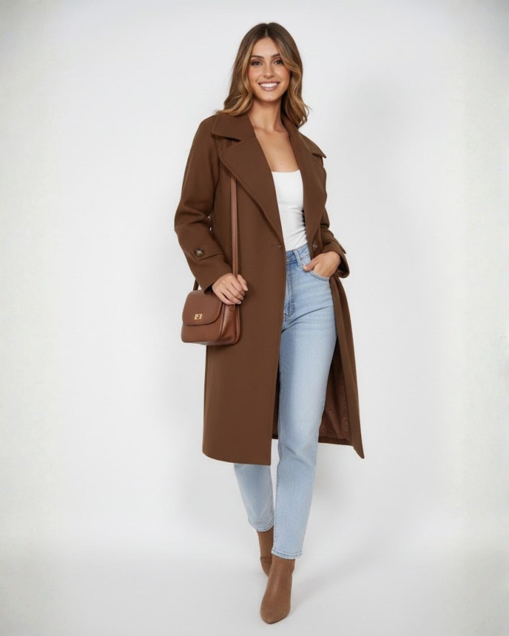 Fireplace Coat - Mocha