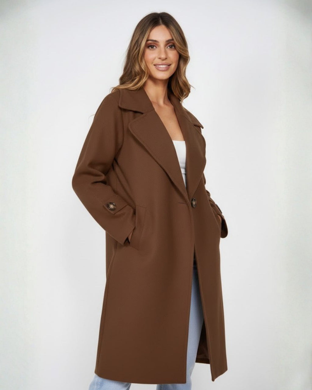 Fireplace Coat - Mocha