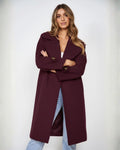 Fireplace Coat - Plum