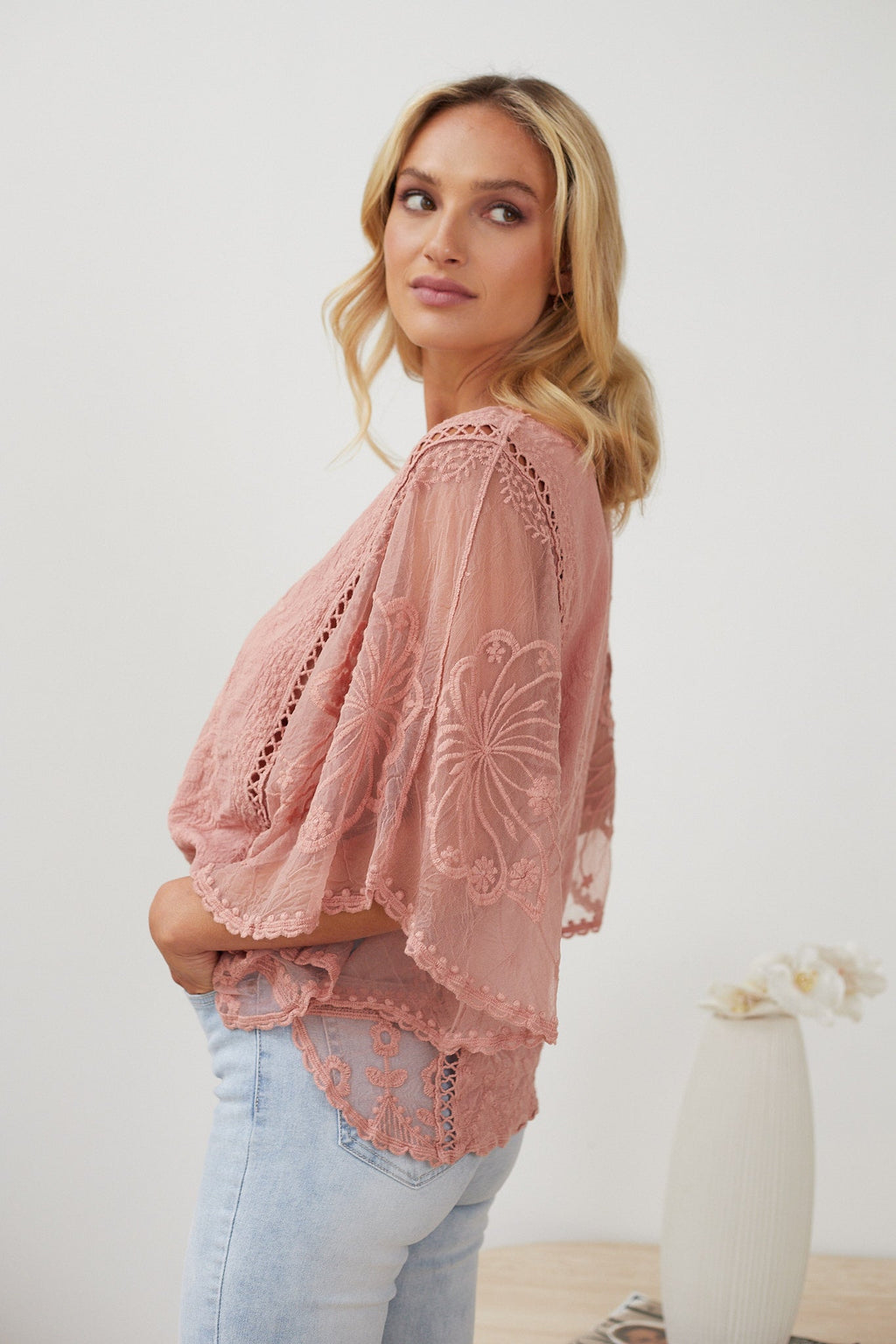 Gabrielle Top - Pink