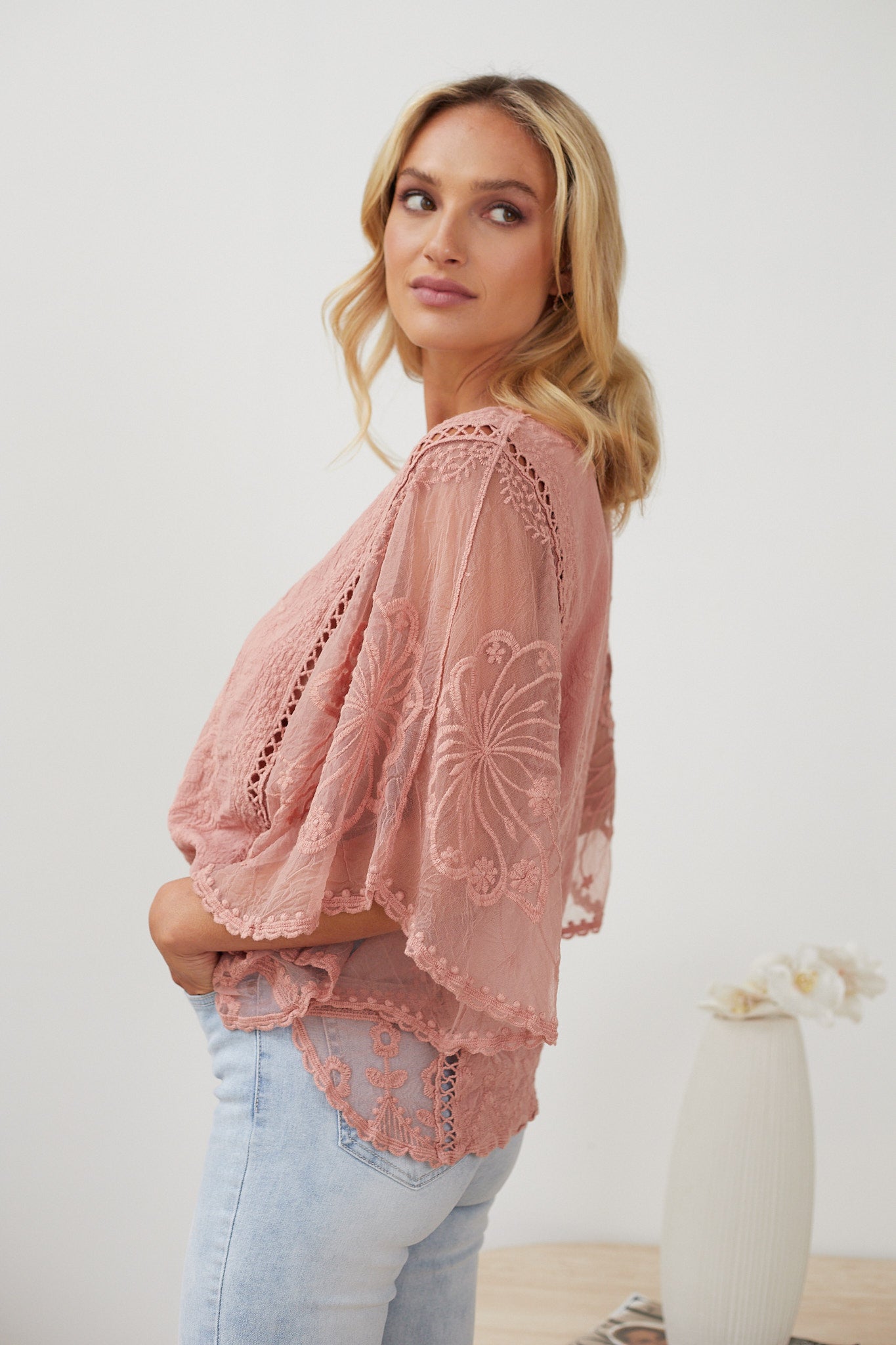 Gabrielle Top - Pink