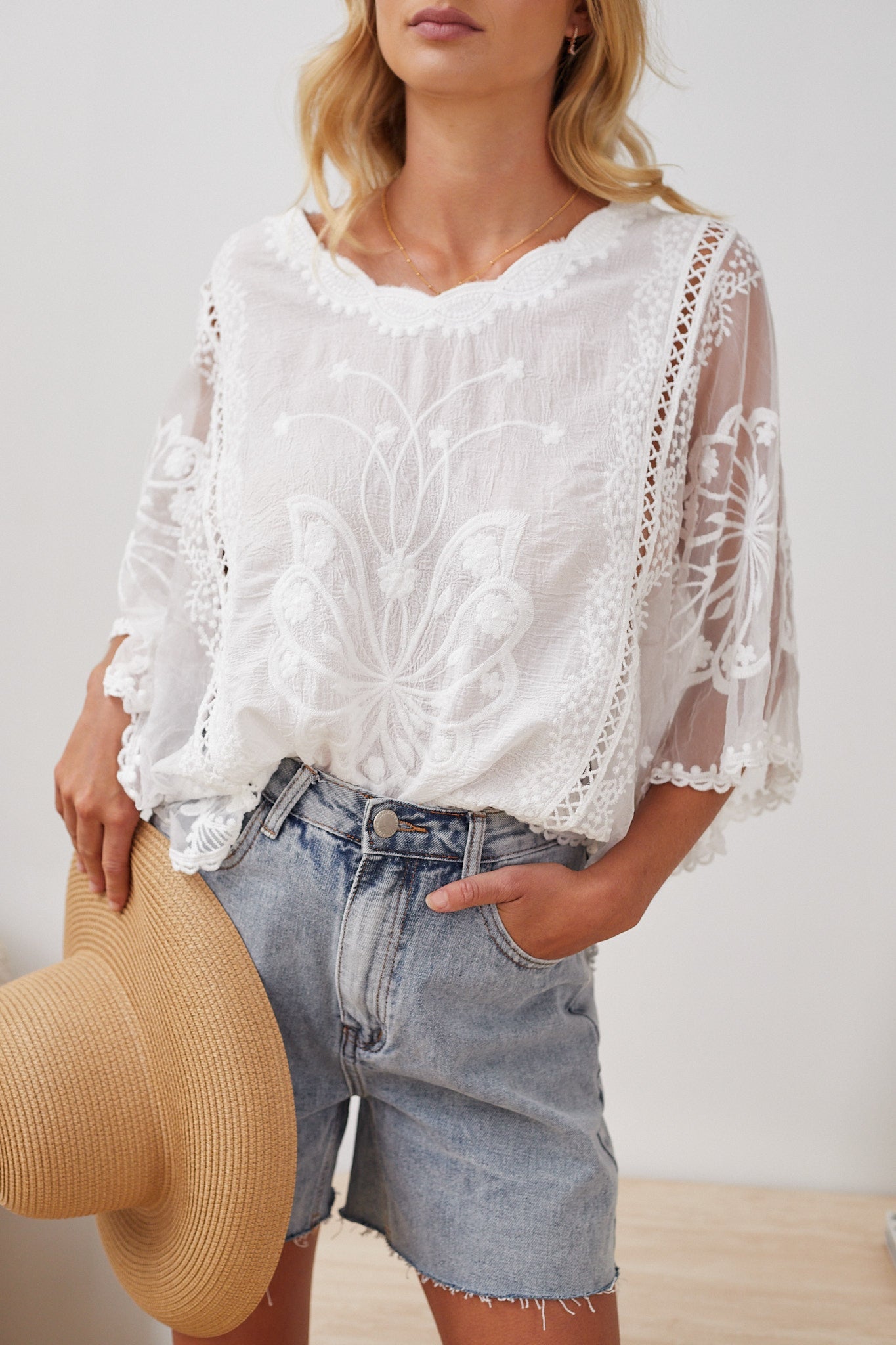 Gabrielle Top - White