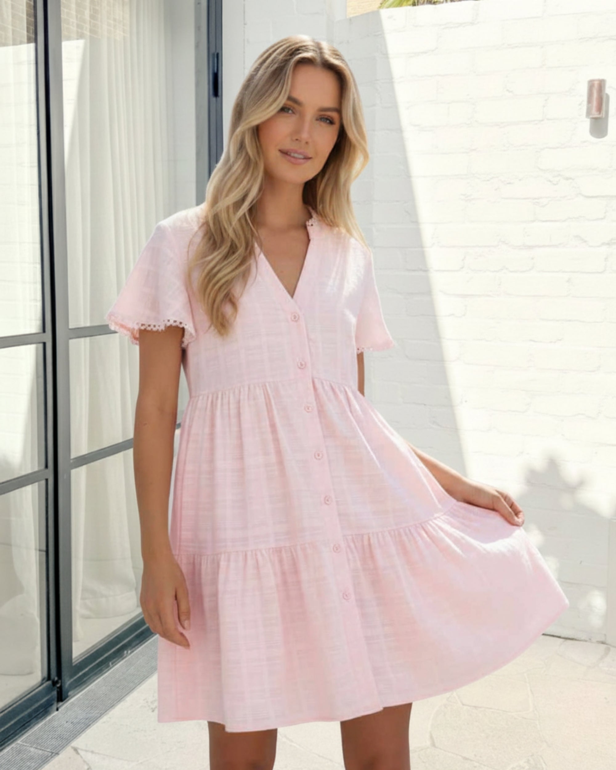 Galinda Dress - Soft Pink