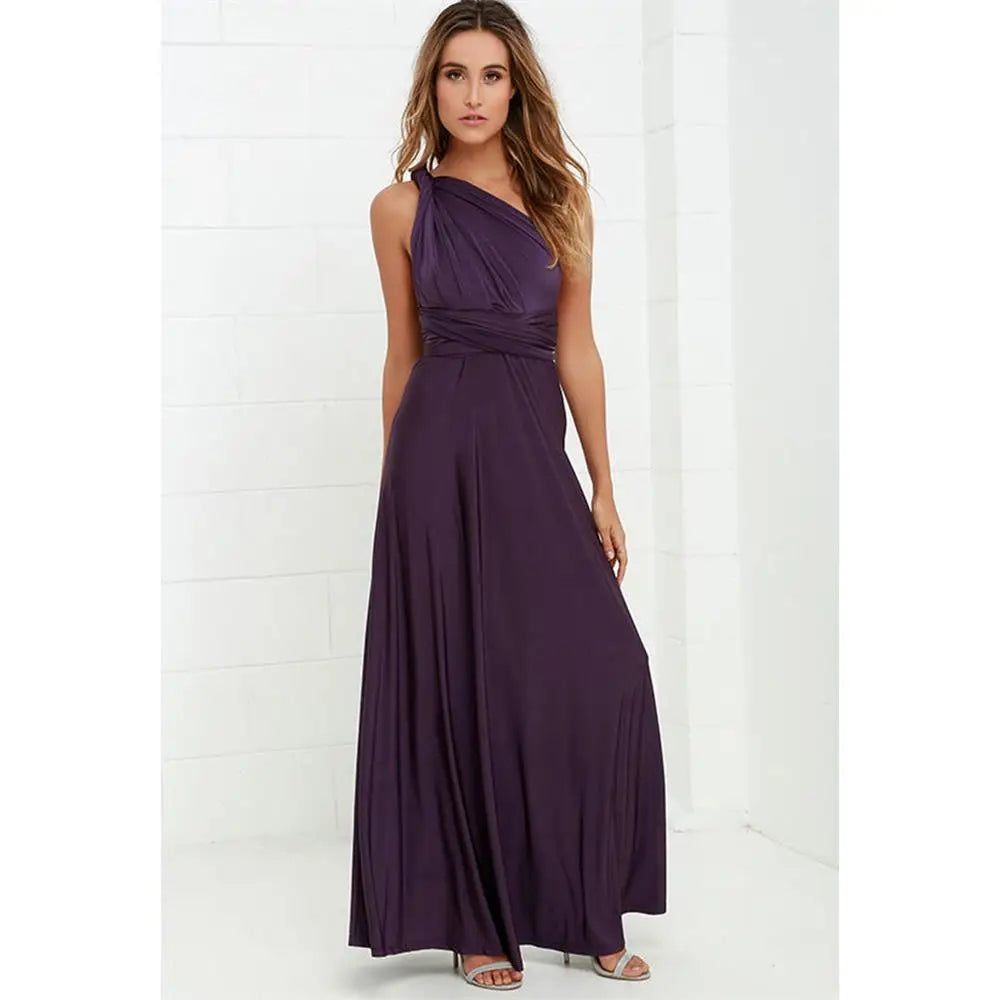 Women's Sleeveless V-Neck Flowing Occasion Dress ¨C Elegant Party Wear