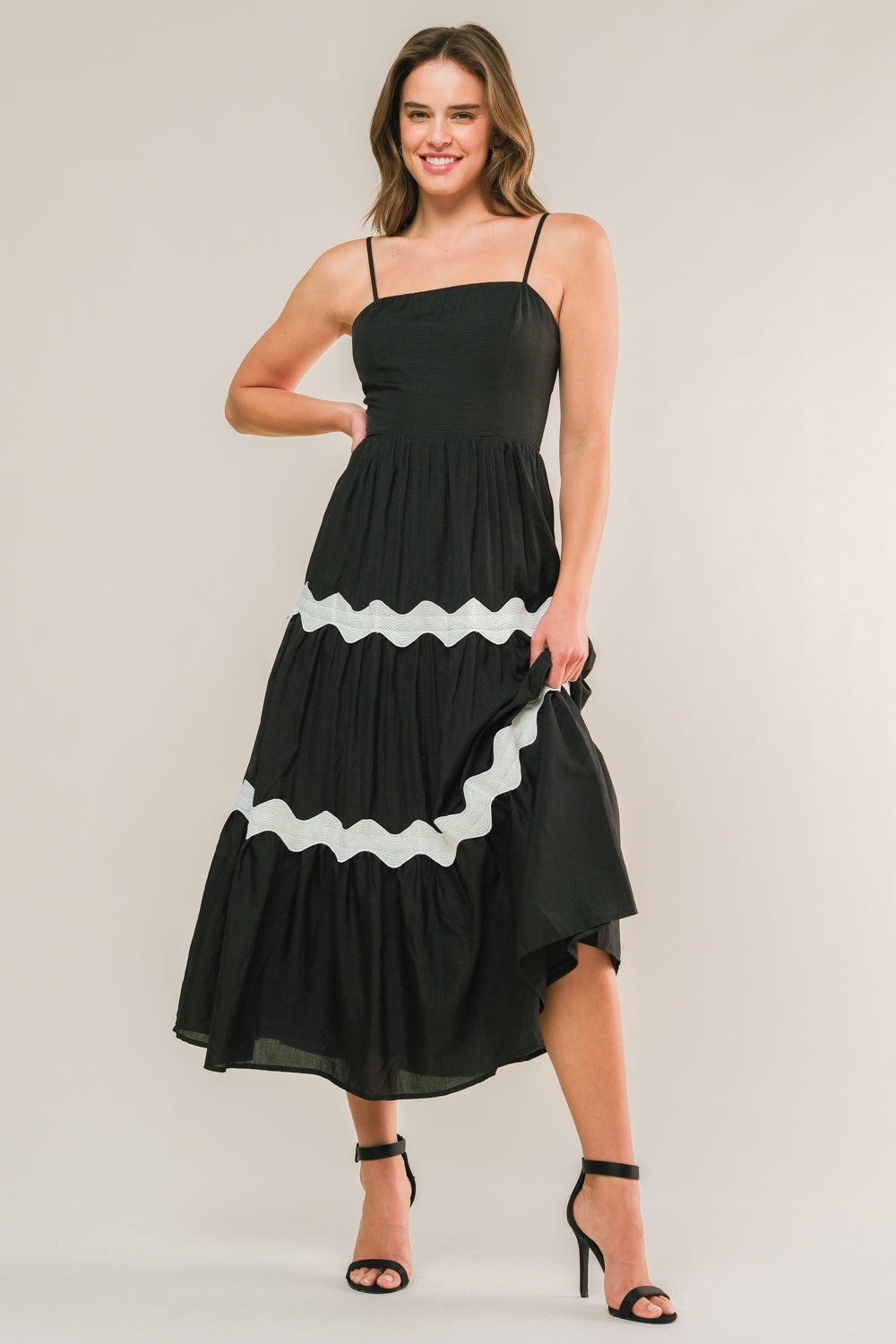 SUMMER SPRITZ - RIC RAC MIDI DRESS