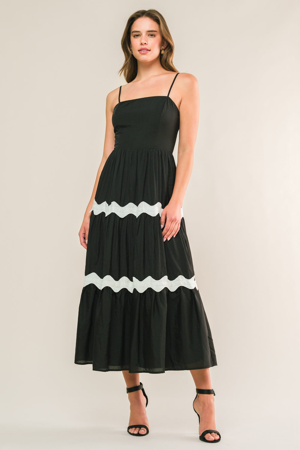 SUMMER SPRITZ - RIC RAC MIDI DRESS