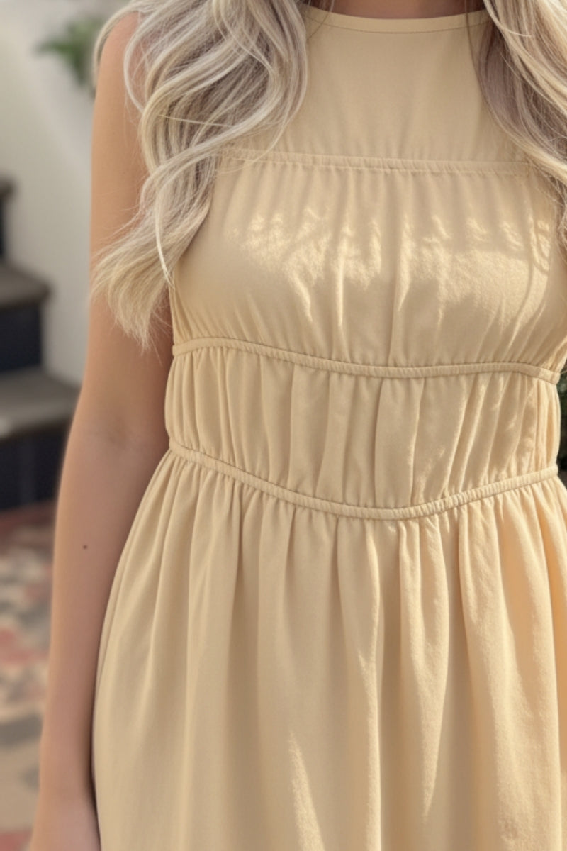 Ilyra Dress - Beige