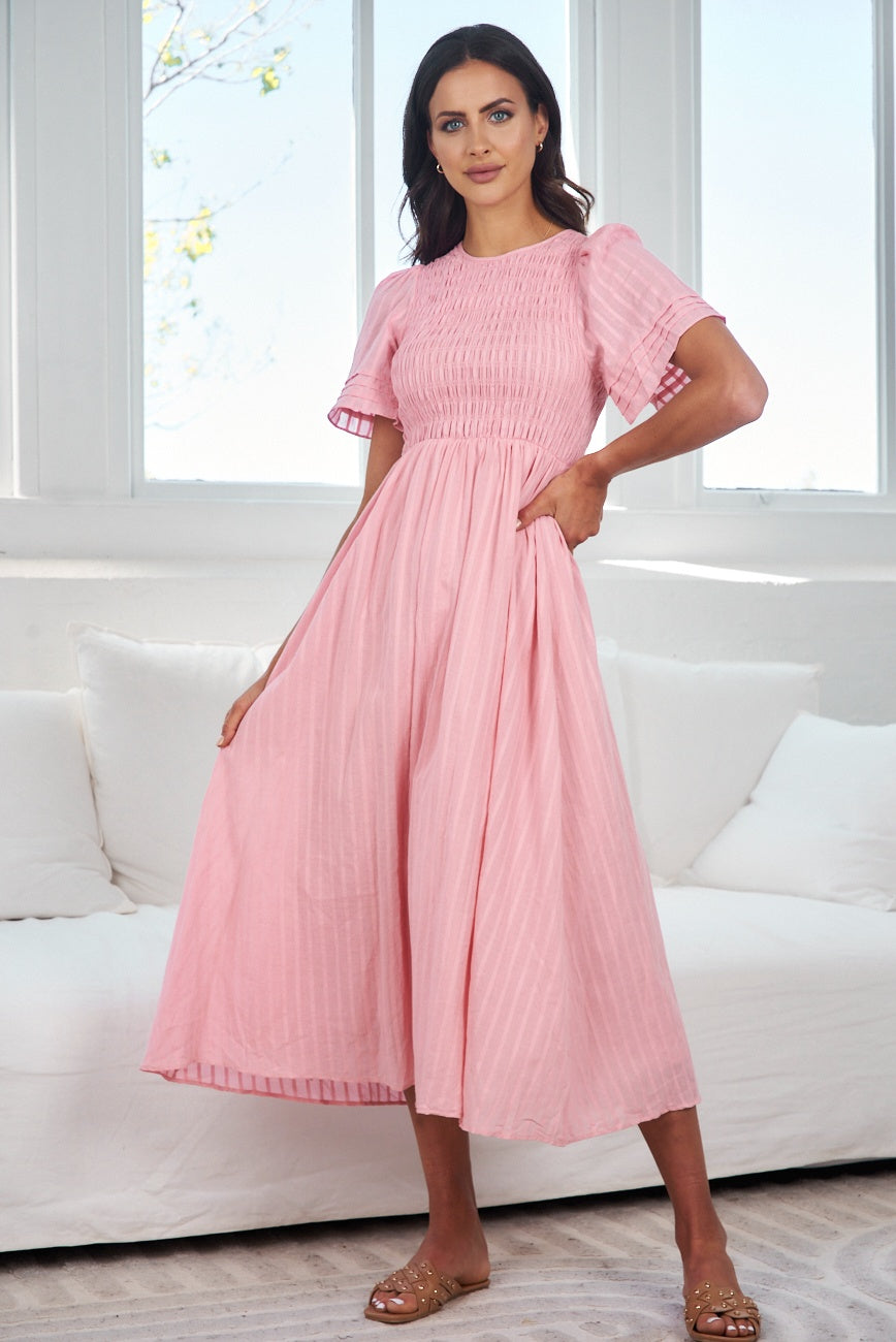 Iolana Dress - Pink