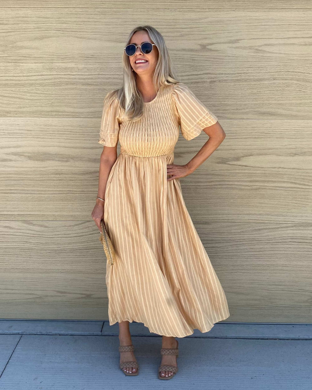 Iolana Dress - Beige