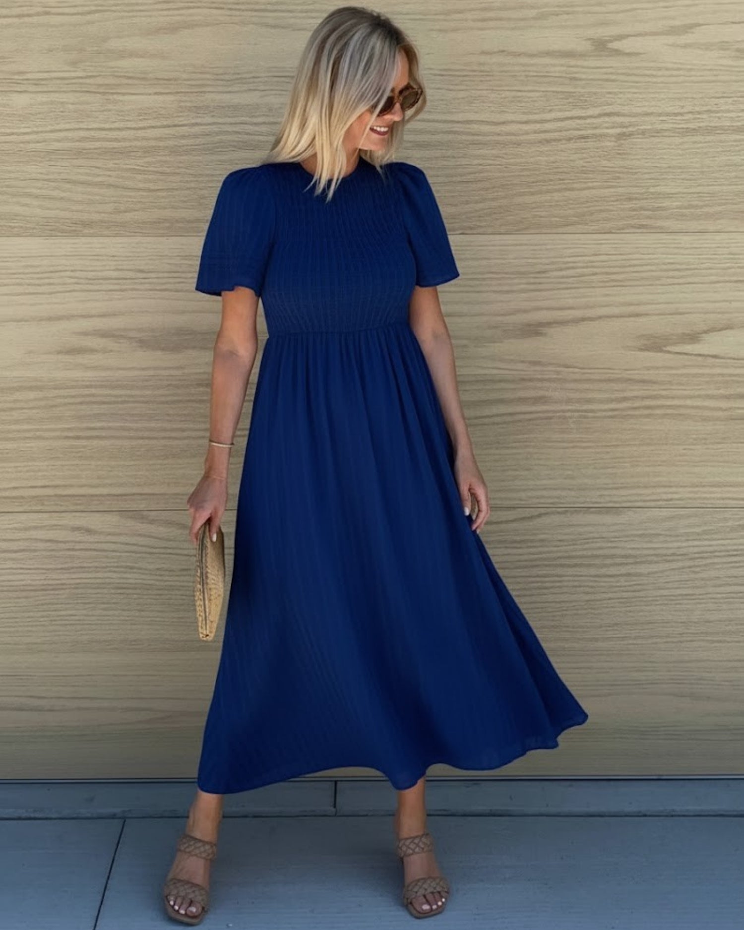 Iolana Dress - Navy