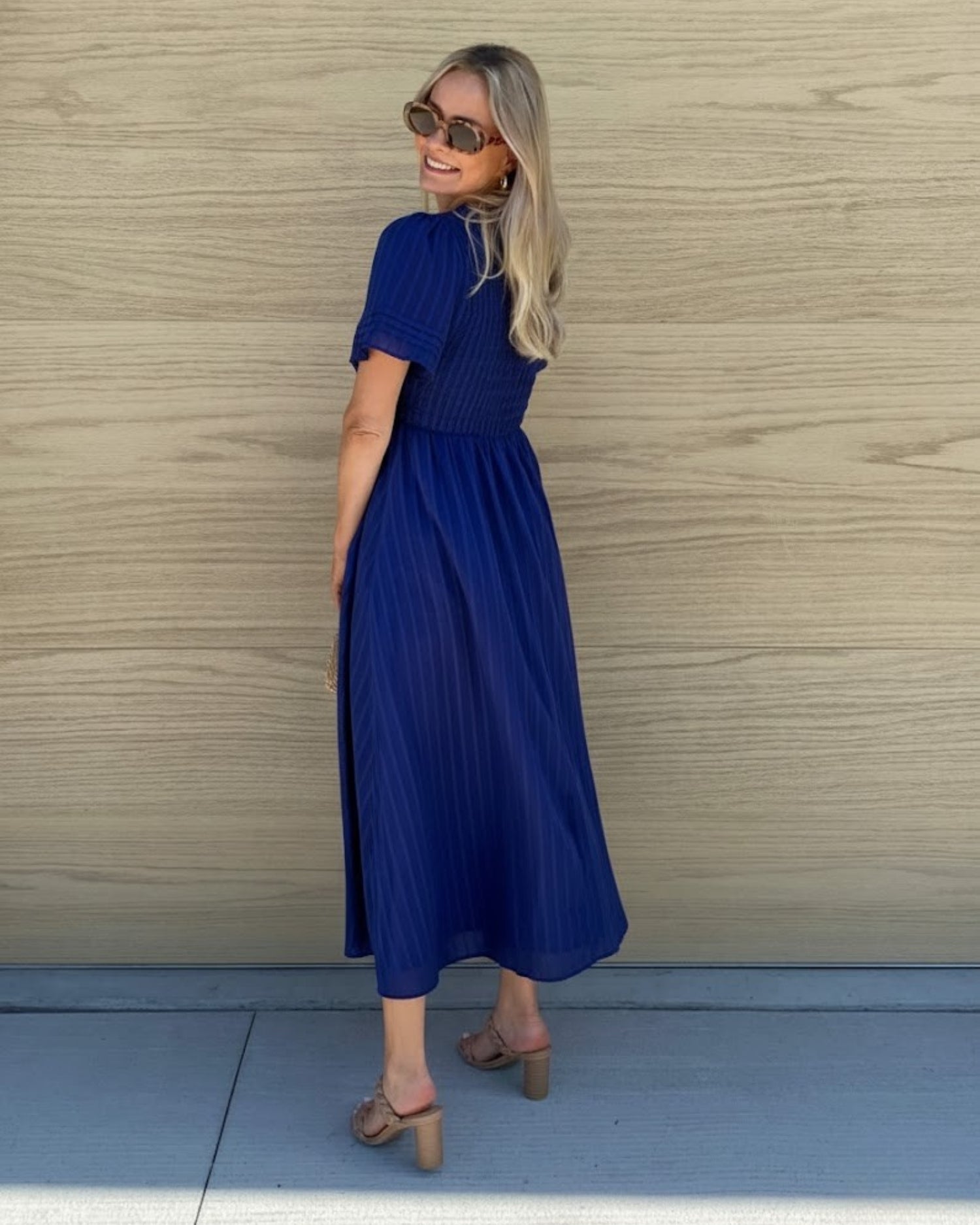 Iolana Dress - Navy