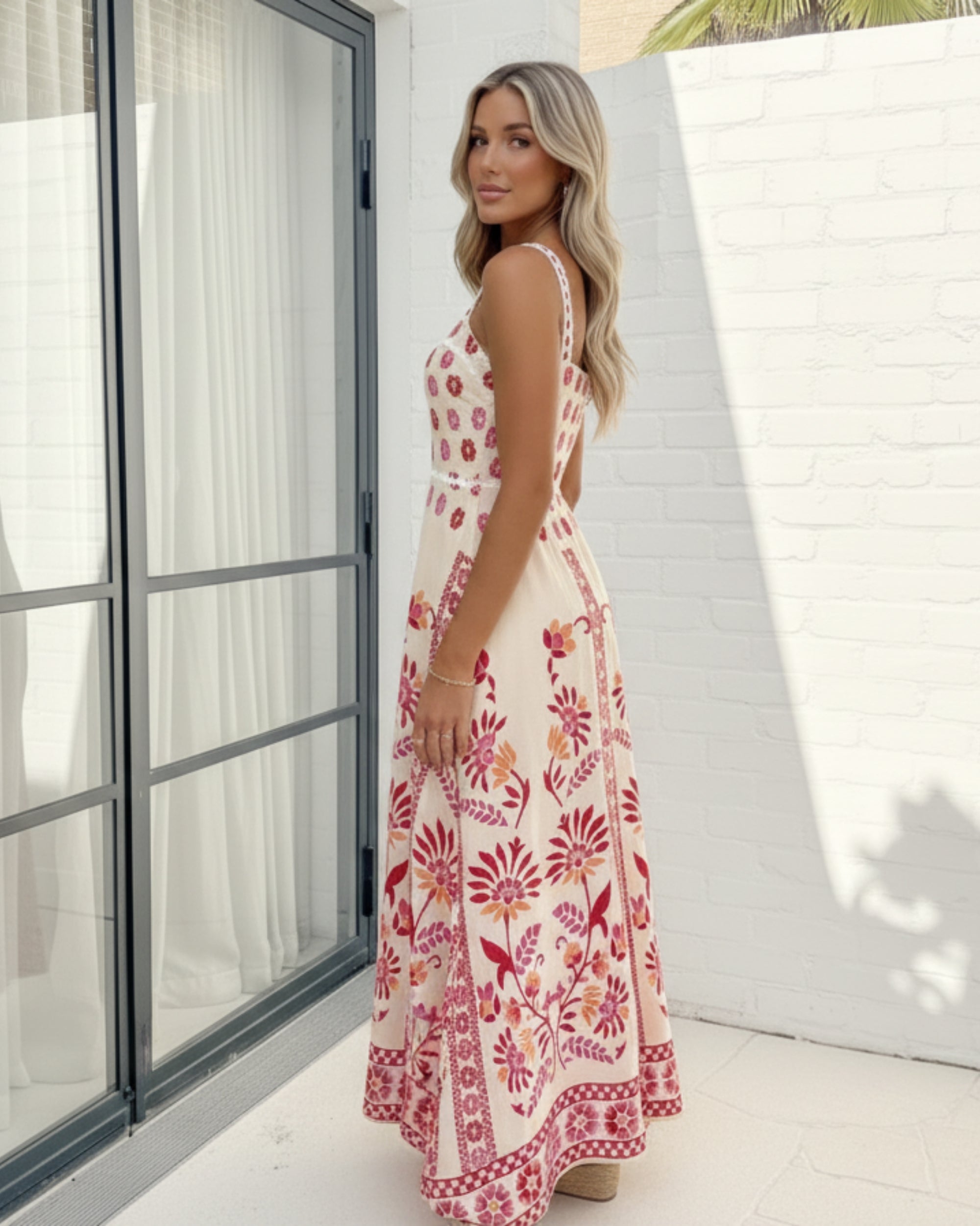 Ione Dress - Pink Multi