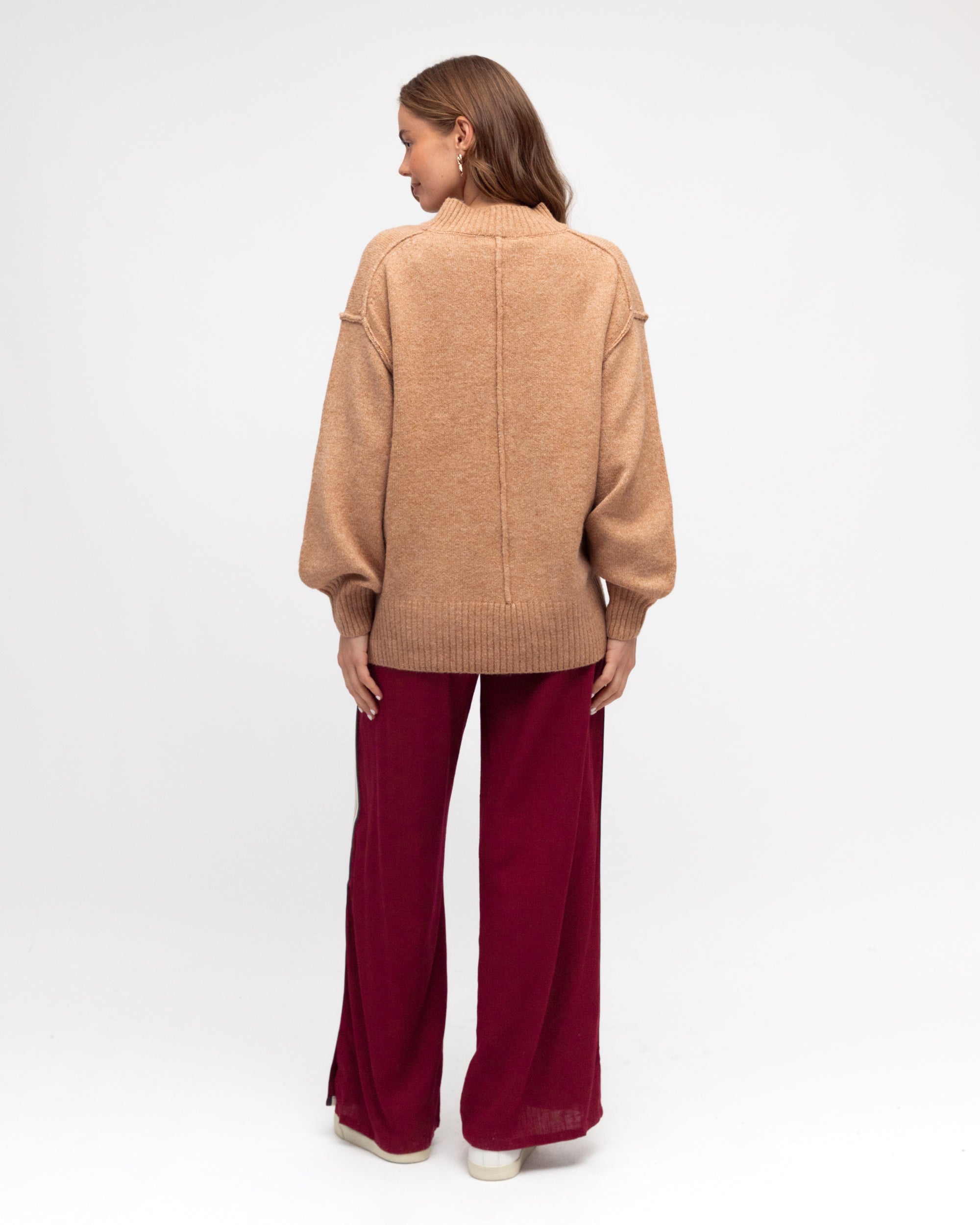 Iverie Pants - Maroon Multi