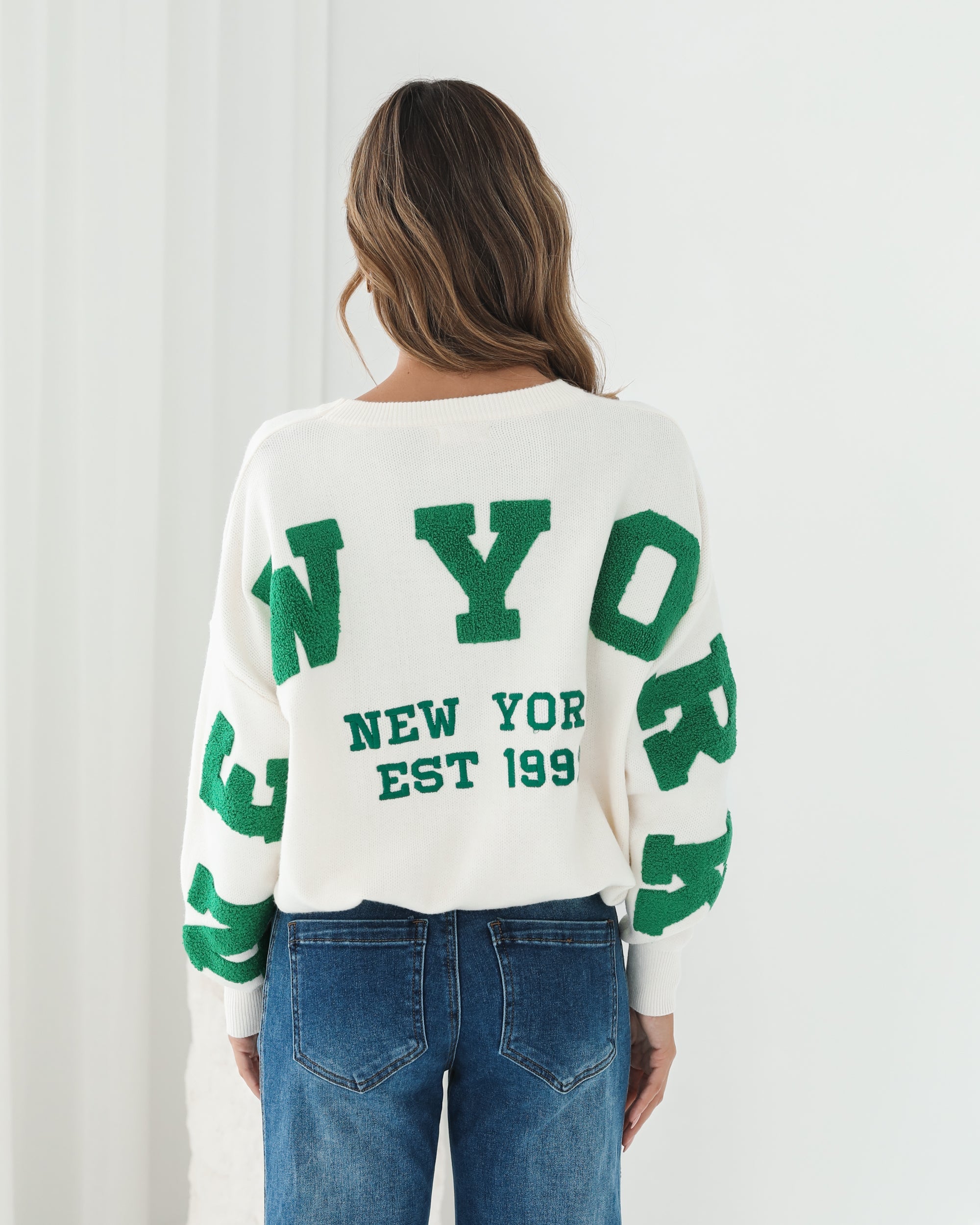 Kerrianne Knit - Green Multi