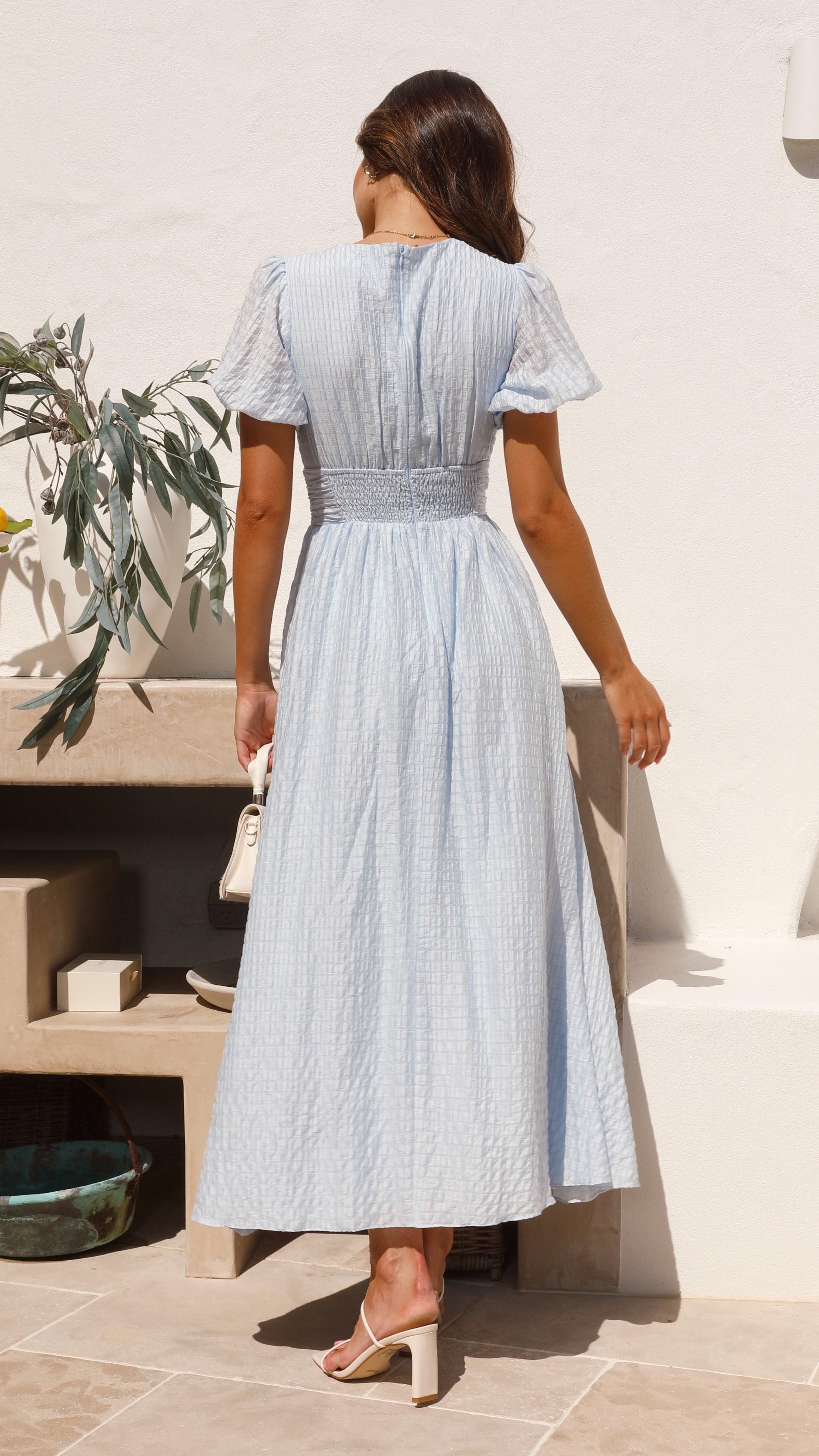 Women's Elegant Button-Front Flowy Maxi Dress ¨C Chic Summer Gown