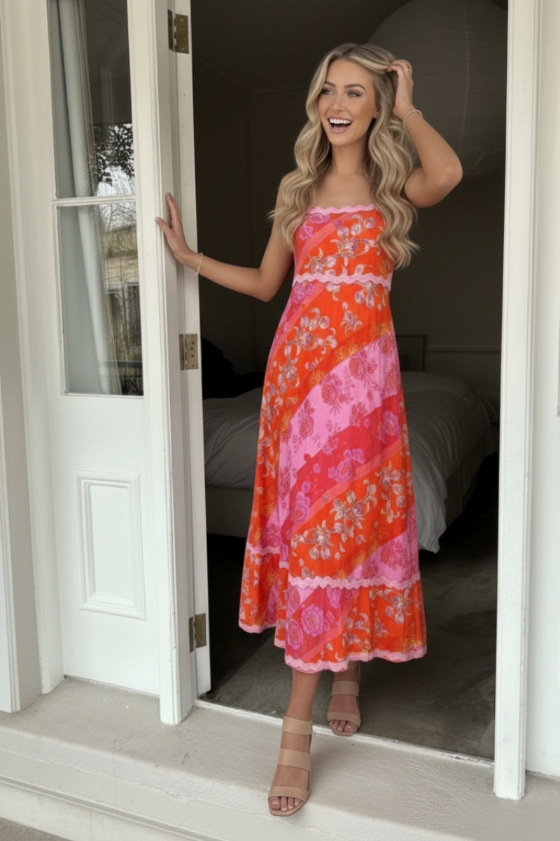 Marguerite Dress - Multi Floral
