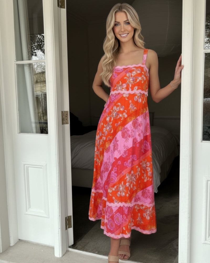 Marguerite Dress - Multi Floral